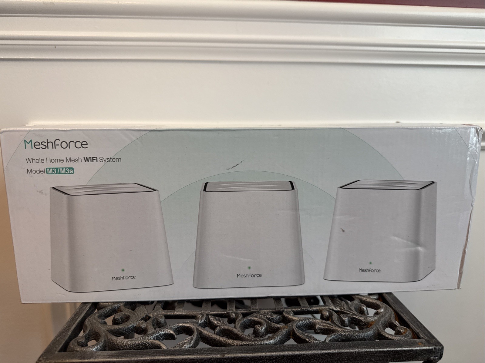Meshforce Mesh WiFi System M3s Suite Gigabit WiFi Router- 3 Piece New Sealed