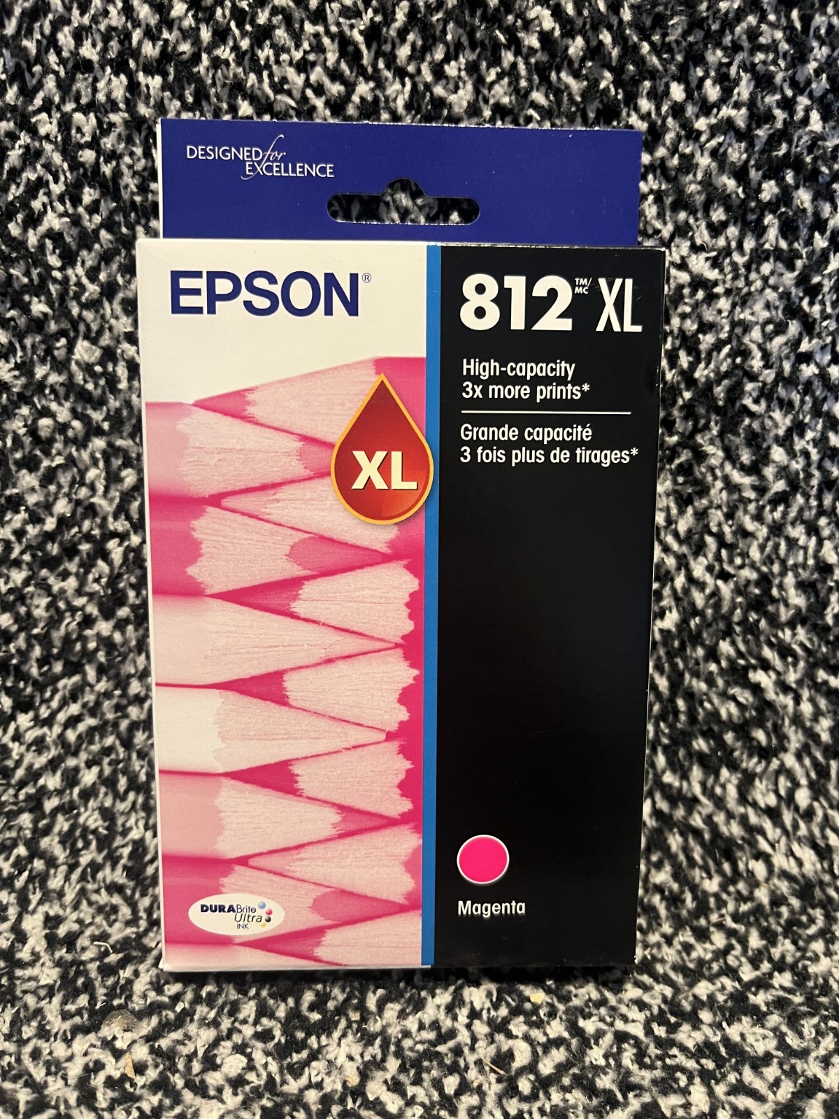 Epson 812XL Magenta Ink Cartridge New T812XL320 Date: August 2028
