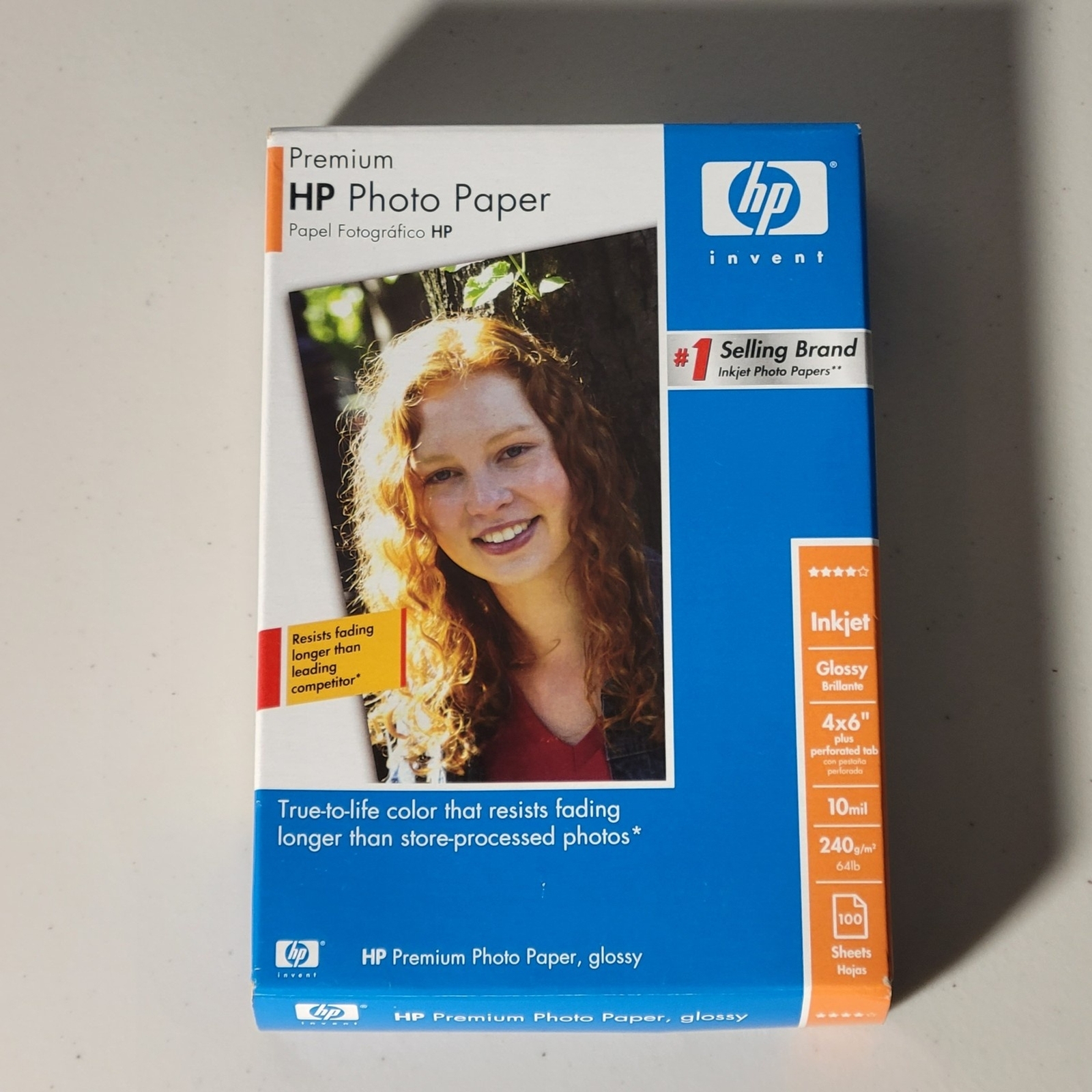 HP Premium Photo Paper Glossy Inkjet 4 x 6″ 10 mil 100 Sheets Q1990A Unopened