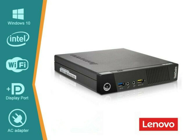 Lenovo ThinkPad M83 Tiny Micro PC i7 4790 16GB 960GB SSD Win10 Desktop WIFI
