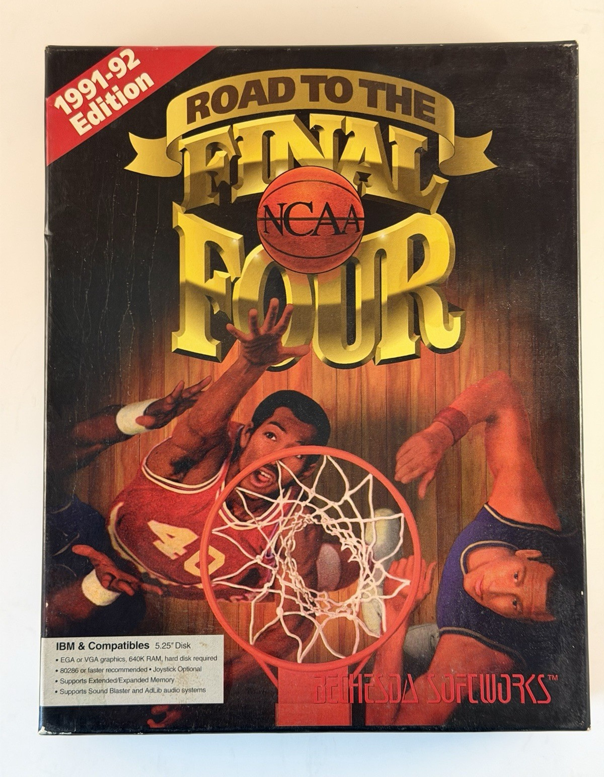 Bethesda Softworks NCAA Basketball Road to the Final Four 1991-92 DOS 5.25″