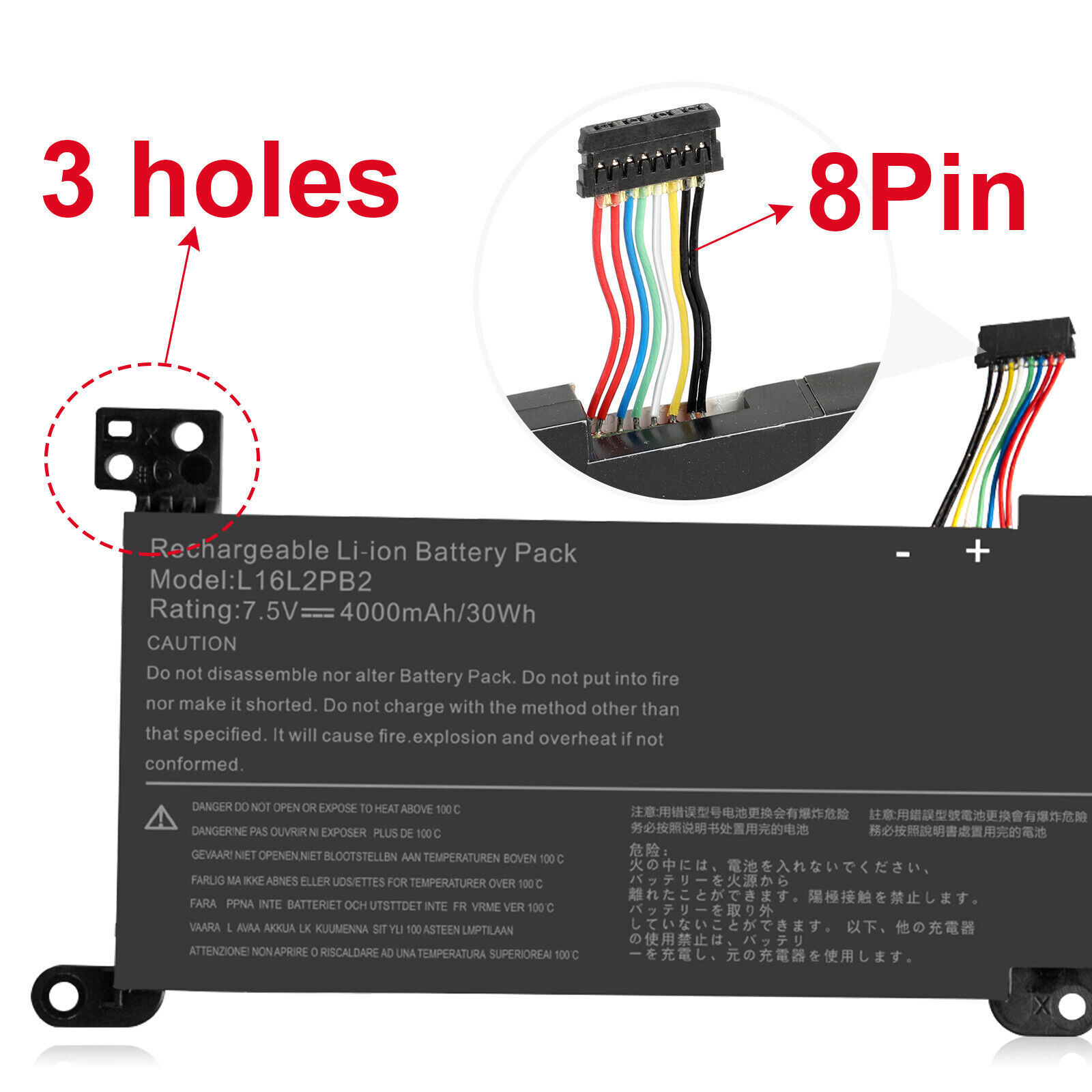 L16L2PB2 Laptop Battery For Lenovo Ideapad 320 330 L16L2PB3 L16M2PB1 L16M2PB2