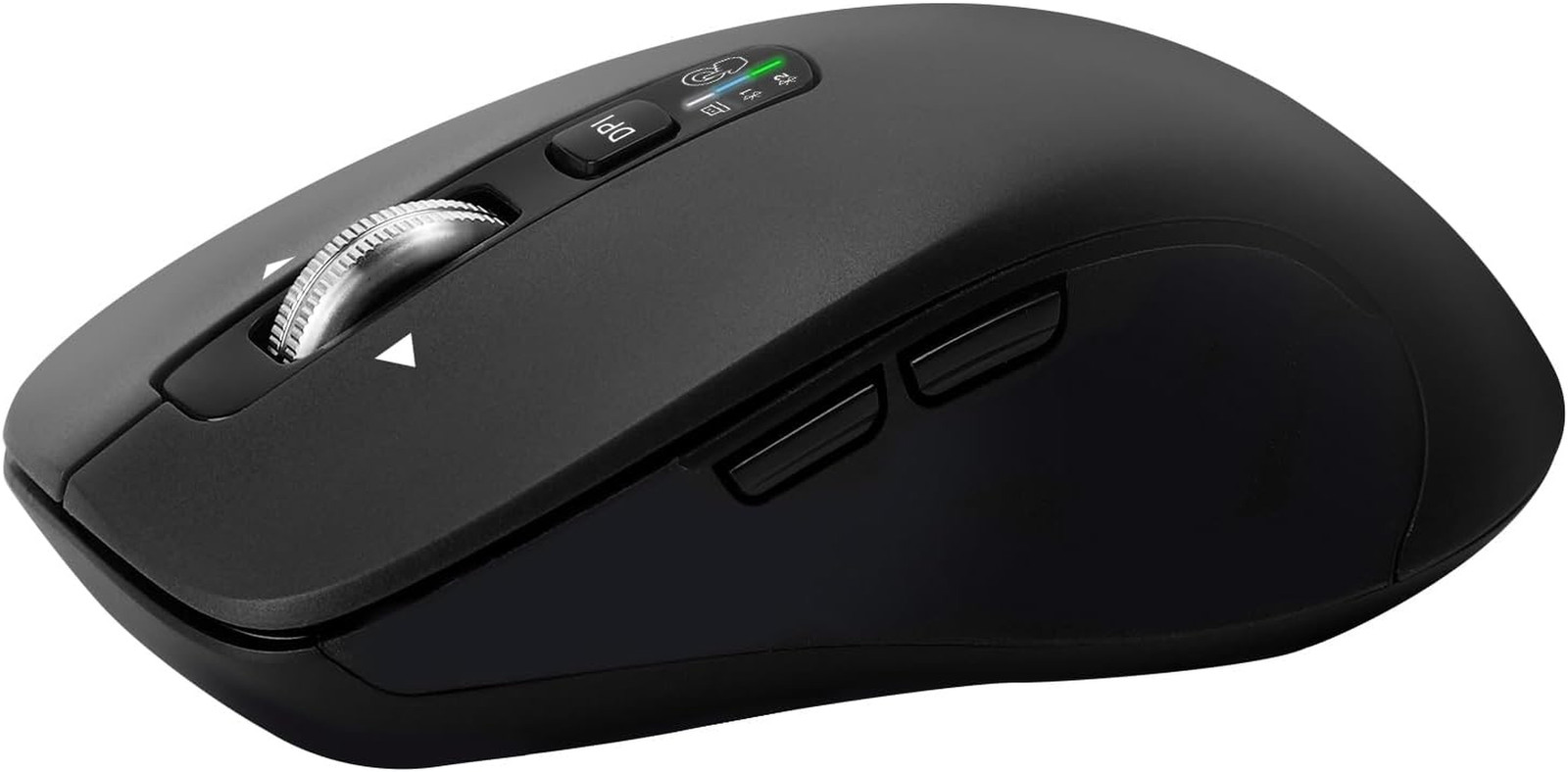Wireless Bluetooth Mouse (USB + BT1 + BT2), Full Size, 4-Way Scrolling, Multi…