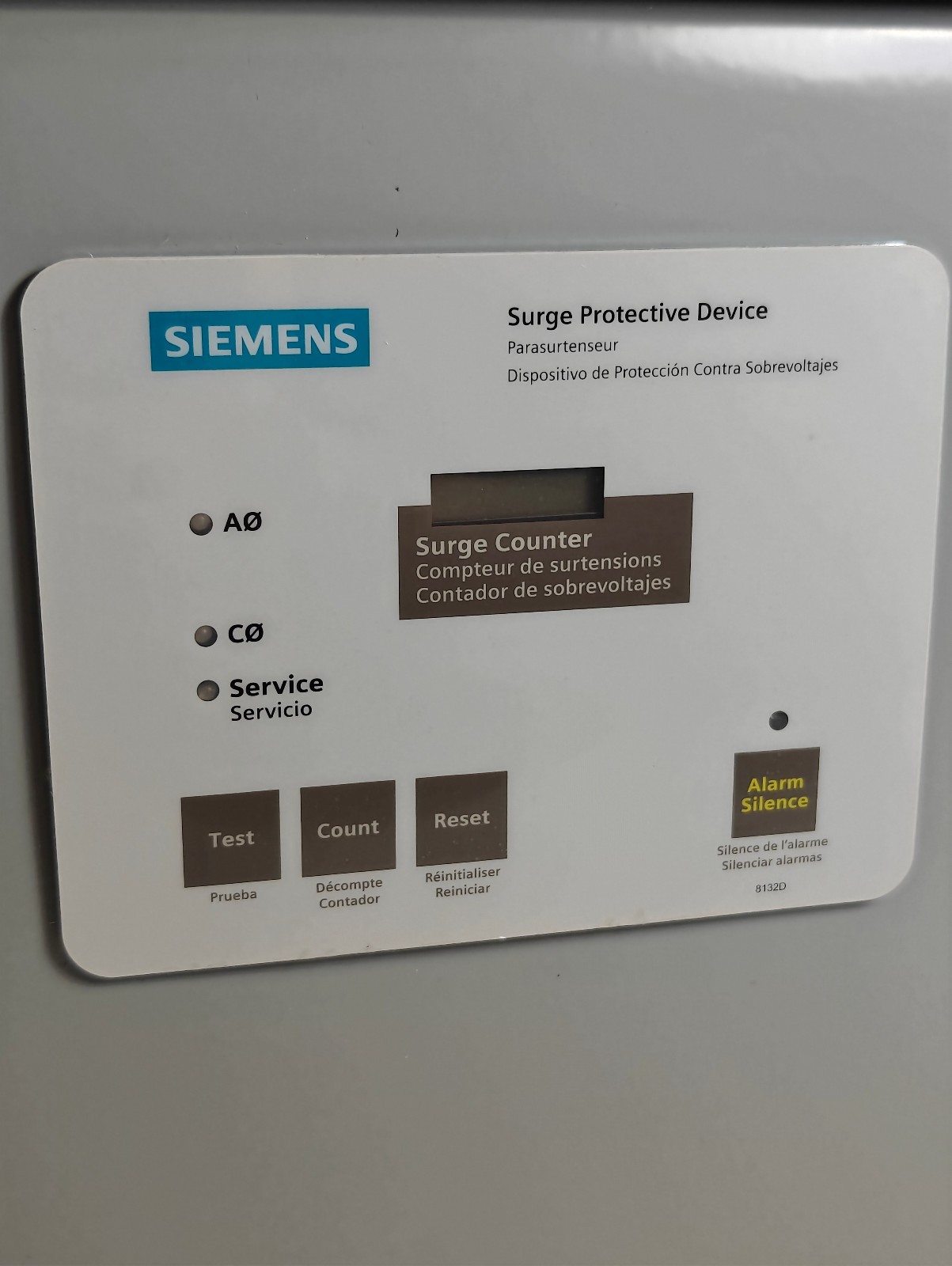 Siemens TPS3A12200X02 Type 2 Surge Protective Device 200 kA 120/240V