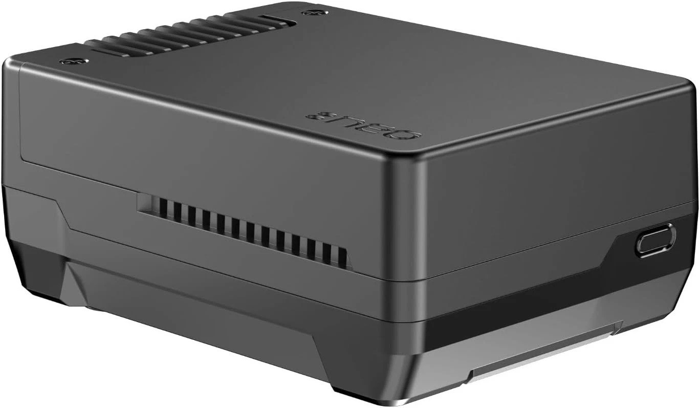 Sleek Argon NEO 5 Aluminum Case for Raspberry Pi 5 with Integrated Cooling Fan