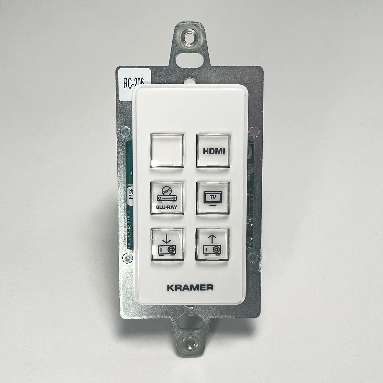 Kramer RC-206 6-Button Control Keypad Used