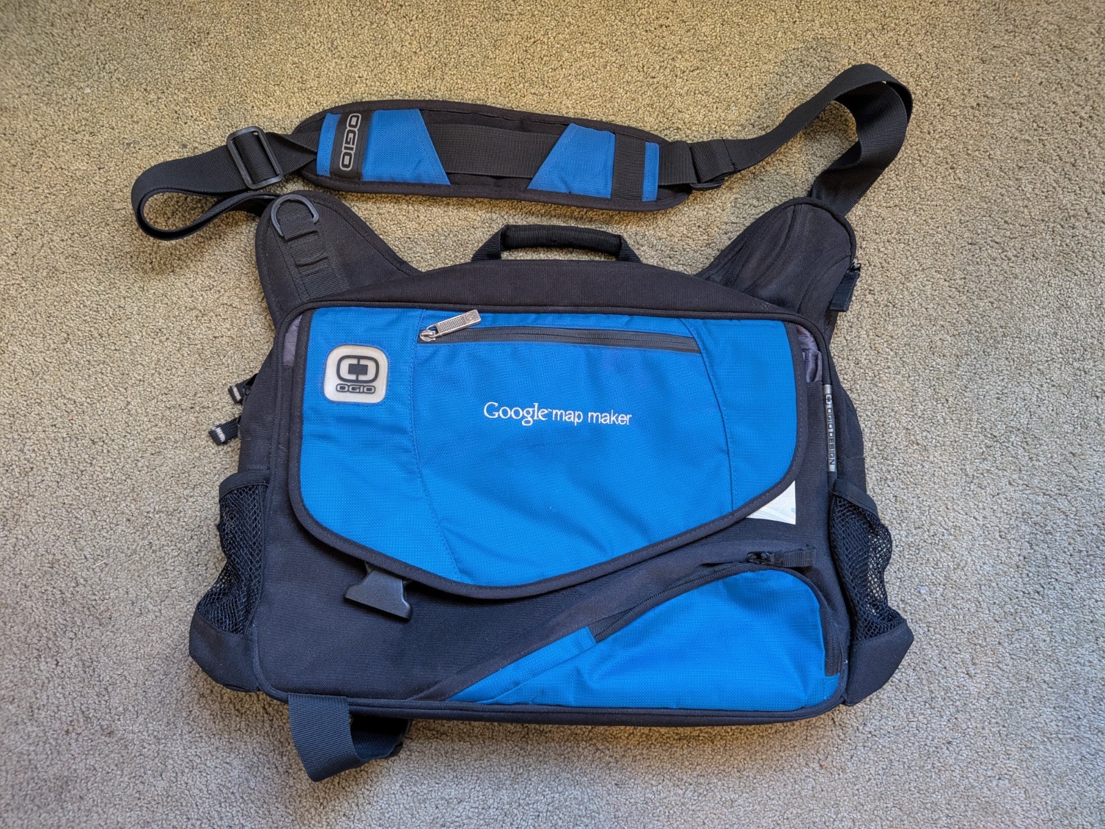 OGIO Hip Hop Laptop Messenger Bag – Google Map Maker SPECIAL EDITION