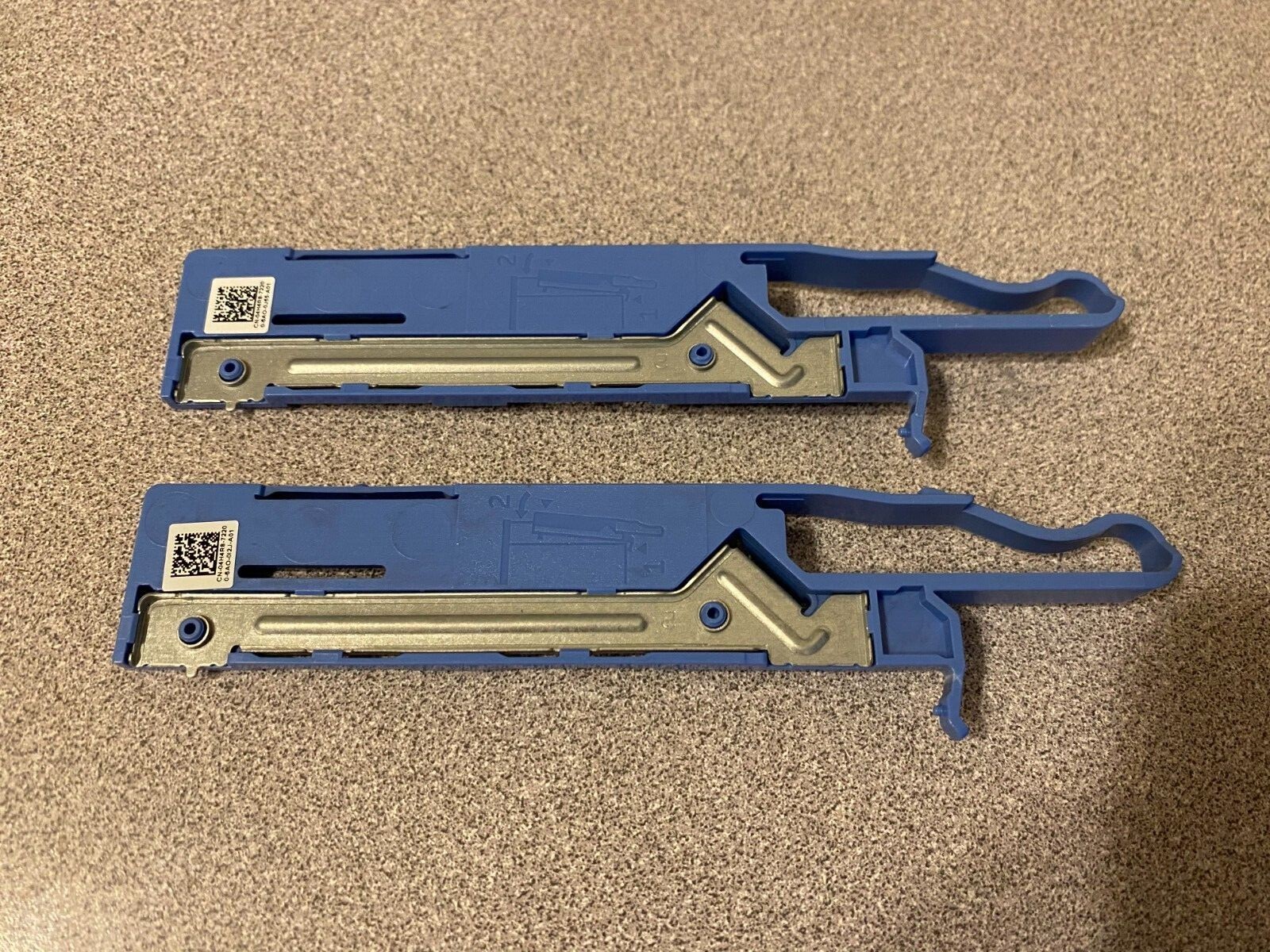 Lot of 2 Genuine Dell OptiPlex 9.5mm Optical Drive DVD Blue Caddy Bracket 4H4R8