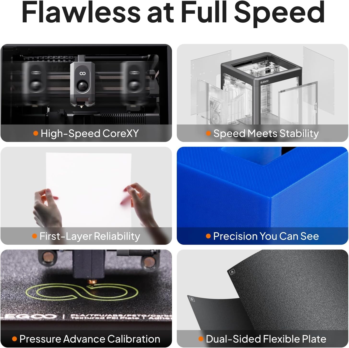 ELEGOO Centauri Carbon Core-XY High Speed FDM 3D Printer✨US Stock✨