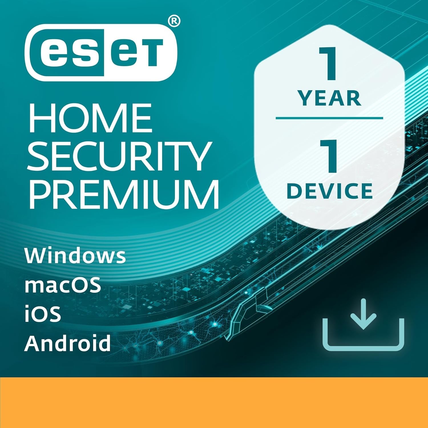ESET HOME Security Premium 2026 1, 3, 5, 10 Device 1 or 2 Year Antivirus Digital