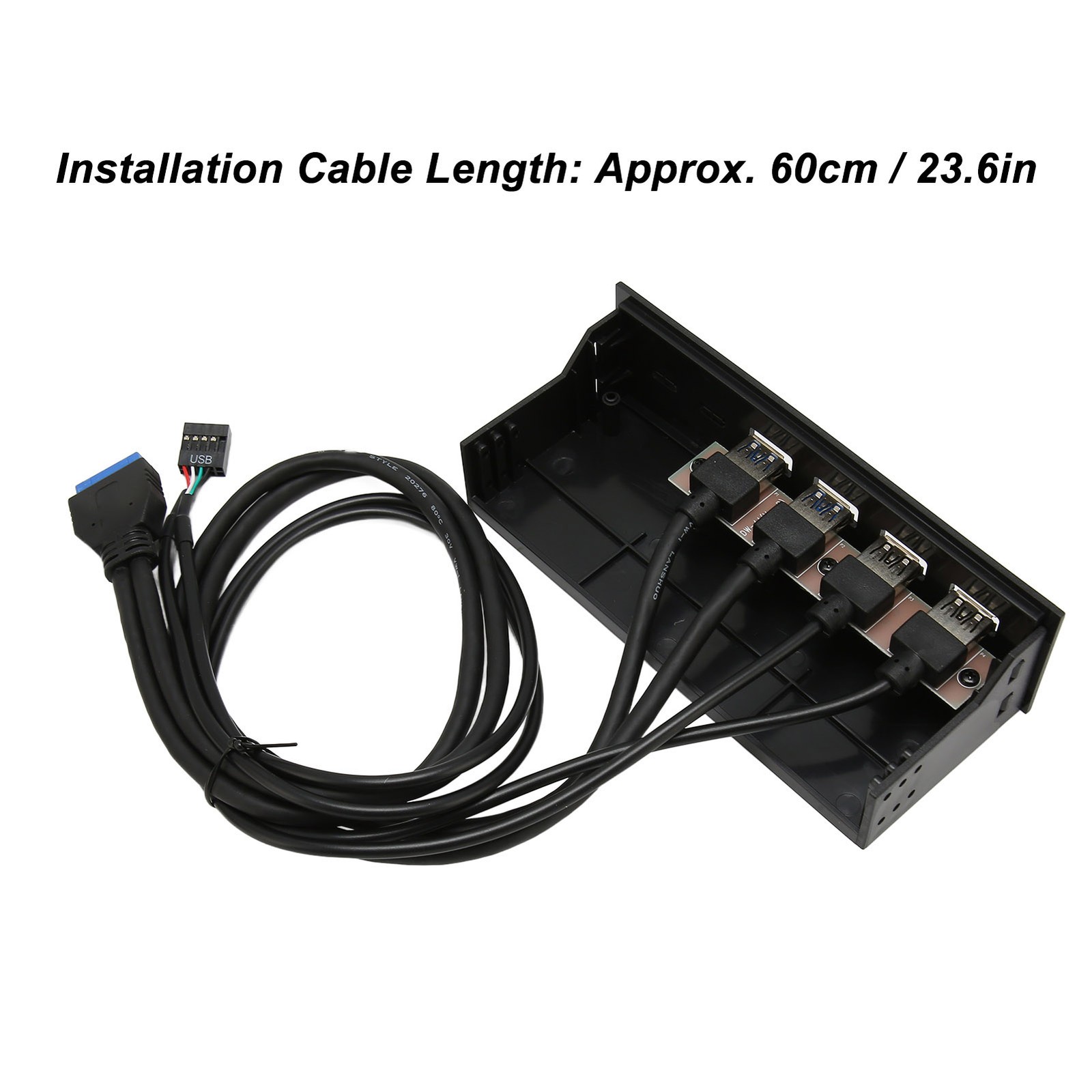 5.25in USB 3.0 Front Panel Hub 4 Ports 19pin For PC