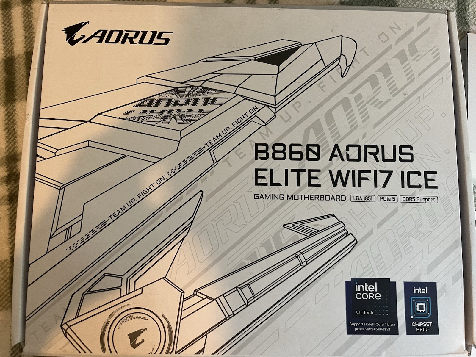 GIGABYTE B860 AORUS ELITE WIFI7 ICE ATX LGA1851 DDR5 Gaming Motherboard