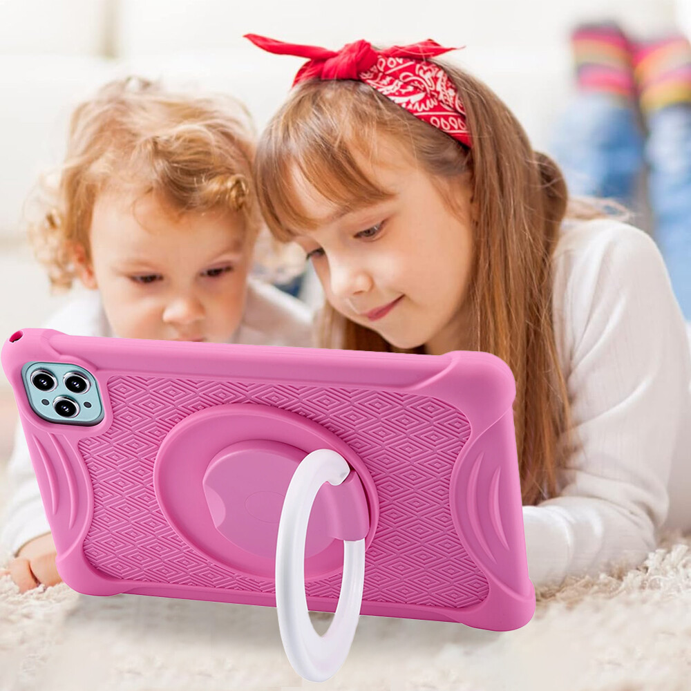 Kids Tablet 10 inch Android 12 Tablet for Kids 4+64GB Bluetooth WiFi Dual Camera