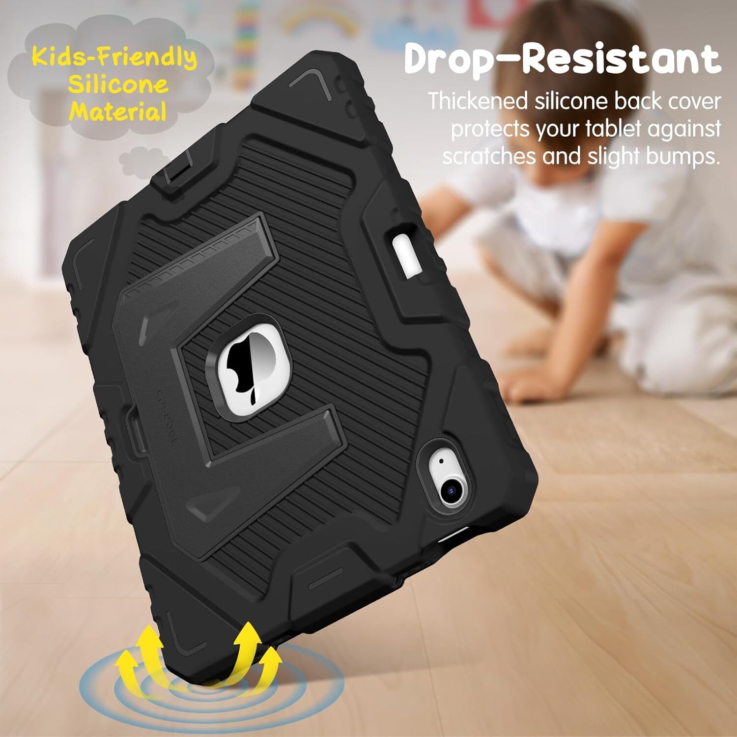 Rugged Case for iPad (A16) 11th Gen 11 Inch (2025) Heavy Duty Kickstand Cover