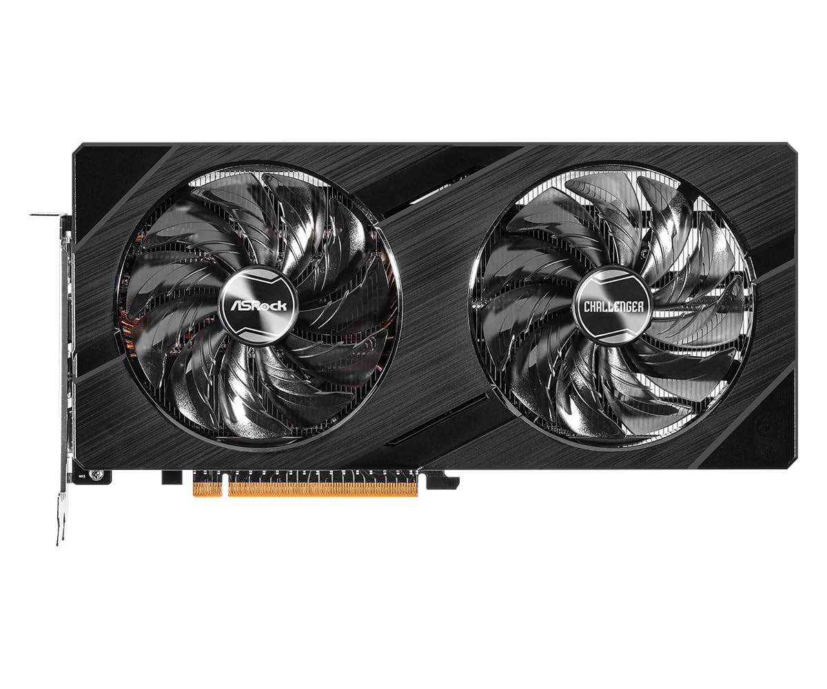 ASRock Intel Arc A580 Challenger 8GB OC Graphics Card, Xe HPG Black