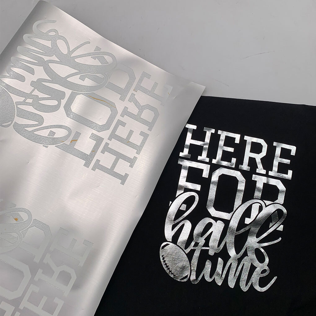 Sample CALCA 13″ x 16.4ft DTF Gold / Silver Foil Film Roll,Cold Peel 2.95in Core