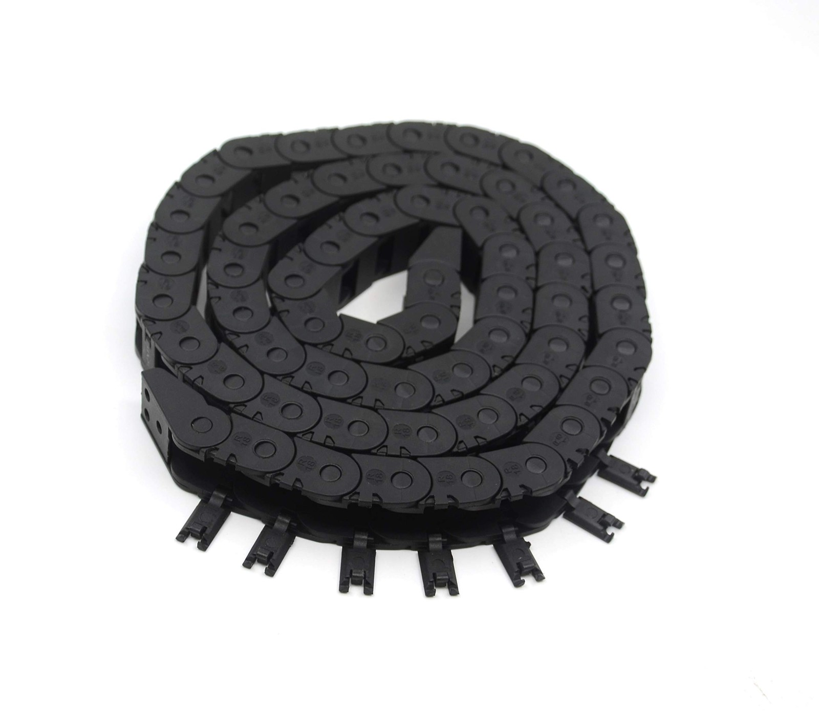 Befenybay 10mm x 11mm Length 1Meter Black Plastic Open Type 10mmX11mm,