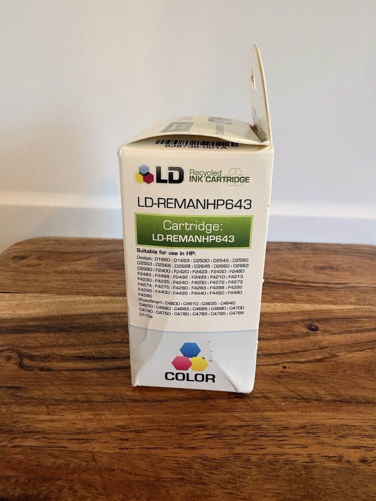 LD products Recycled Tri Color Ink Cartridge