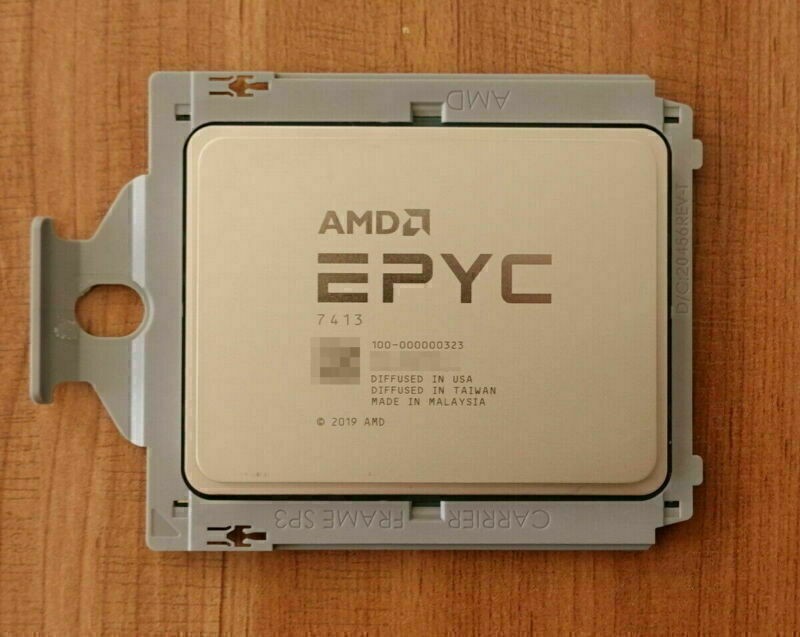 AMD EPYC 7413 Milan CPU 24-Core Up to 3.6GHz PCIe 4.0 x128 100-000000323