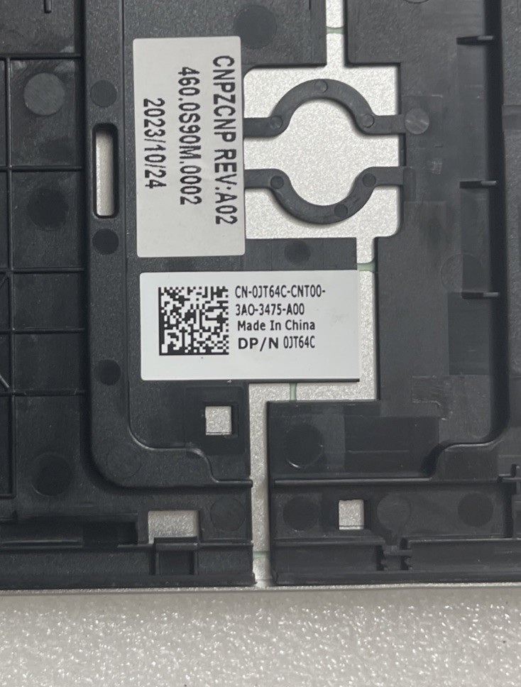 OEM DELL Inspiron 16PLUS 7630 7635 Palmrest Bcl Keybord 0JT64C Silver SA T7 Read