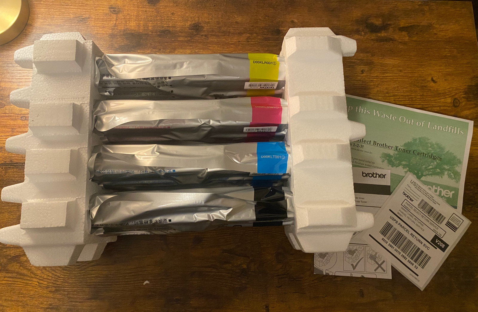 *NEW TONER* *Damaged Box* Brother TN223 4PK Black/Cyan/Magenta/Yellow Cartridges