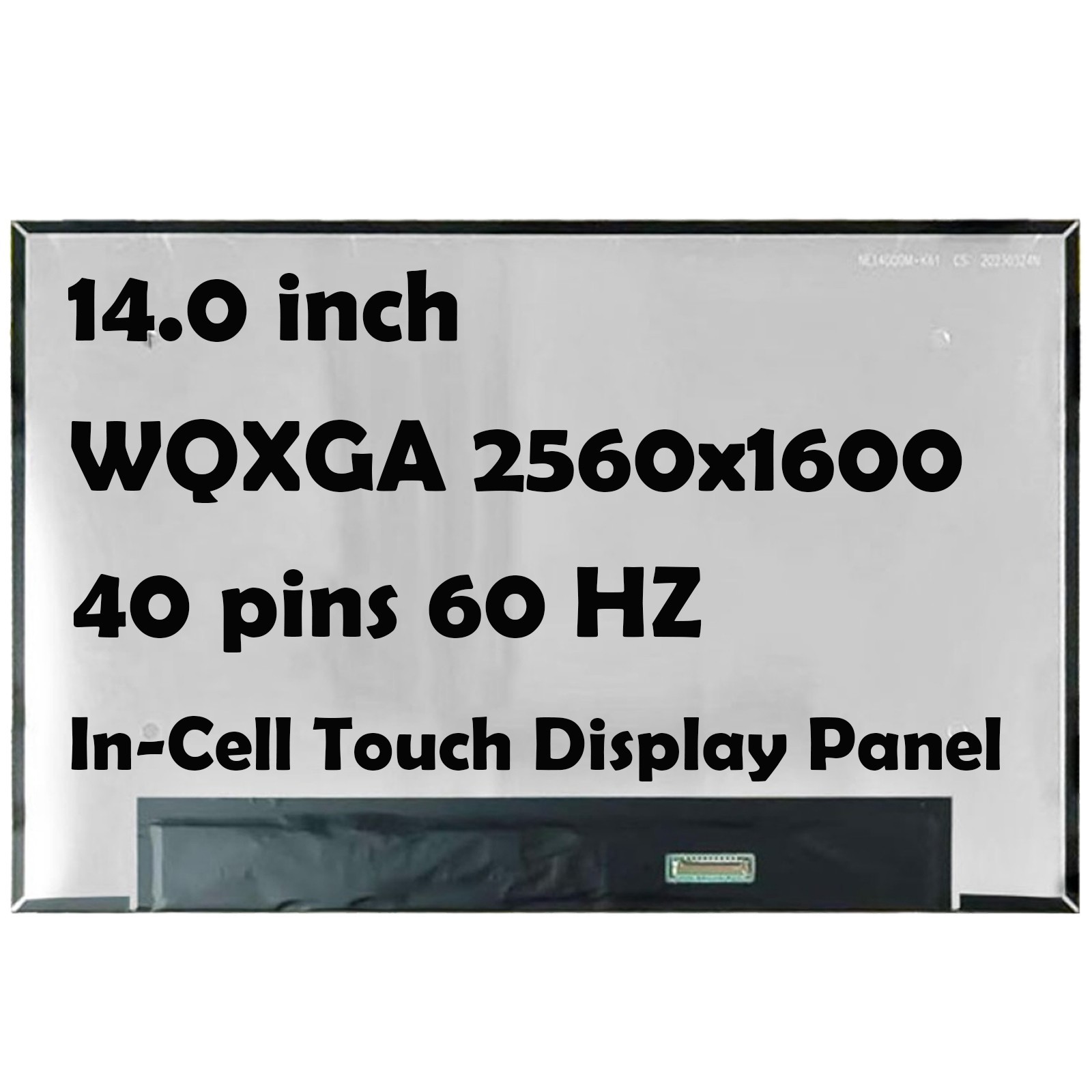 14″ NE140QDM-K61 NE140QDM K61 2560×1600 LCD In-Cell Touch Screen Display Panel