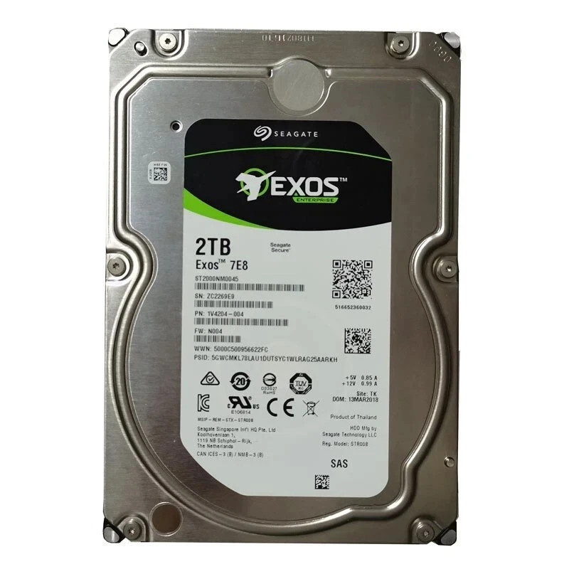 Seagate Exos 7E8 ST2000NM0135 2TB 3.5″ SAS Enterprise Hard Drive
