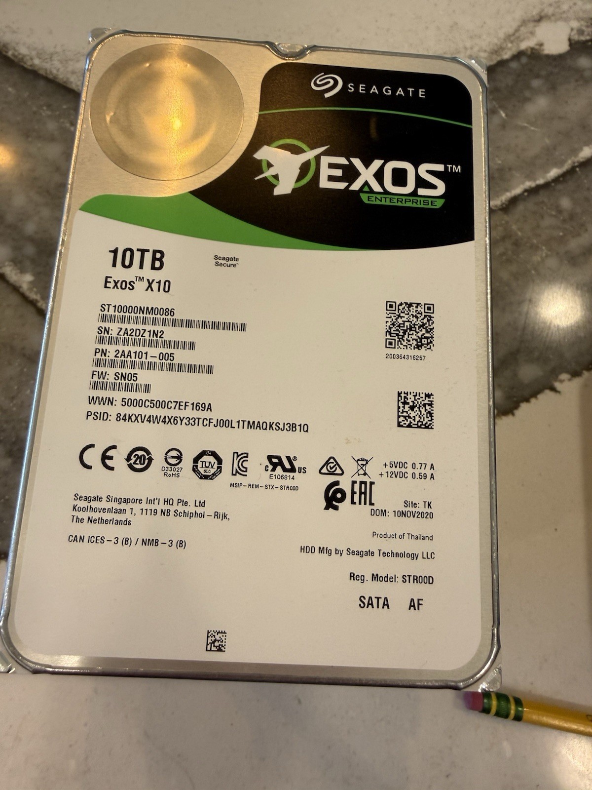 Seagate Exos X10 10TB 3.5″ SATA HDD 7200RPM 256MB ST10000NM0086