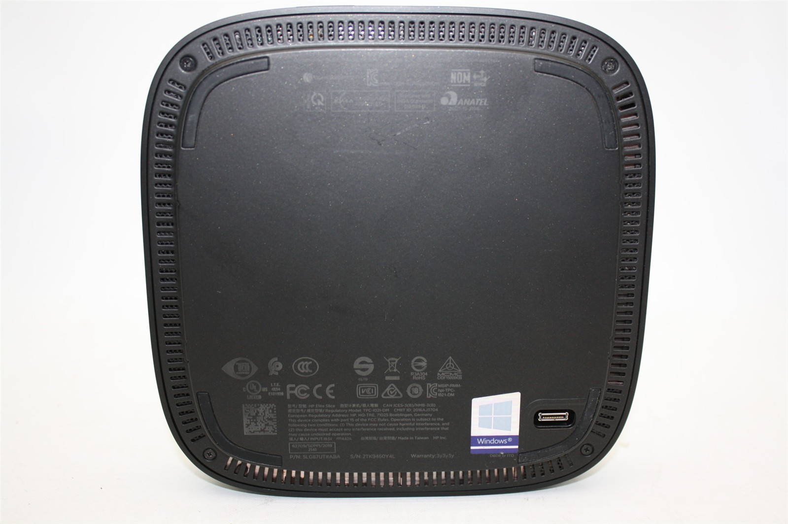 HP Elite Slice G2 MS SRS i5-7500T 2.70GHz RAM 8GB SSD 128GB/Audio Issue