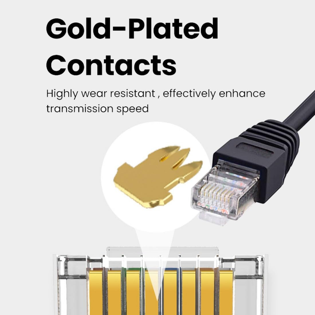 RJ45 Switch Extension Cable,Cat6 RJ45 Male to Female with On/Off Switch Button E