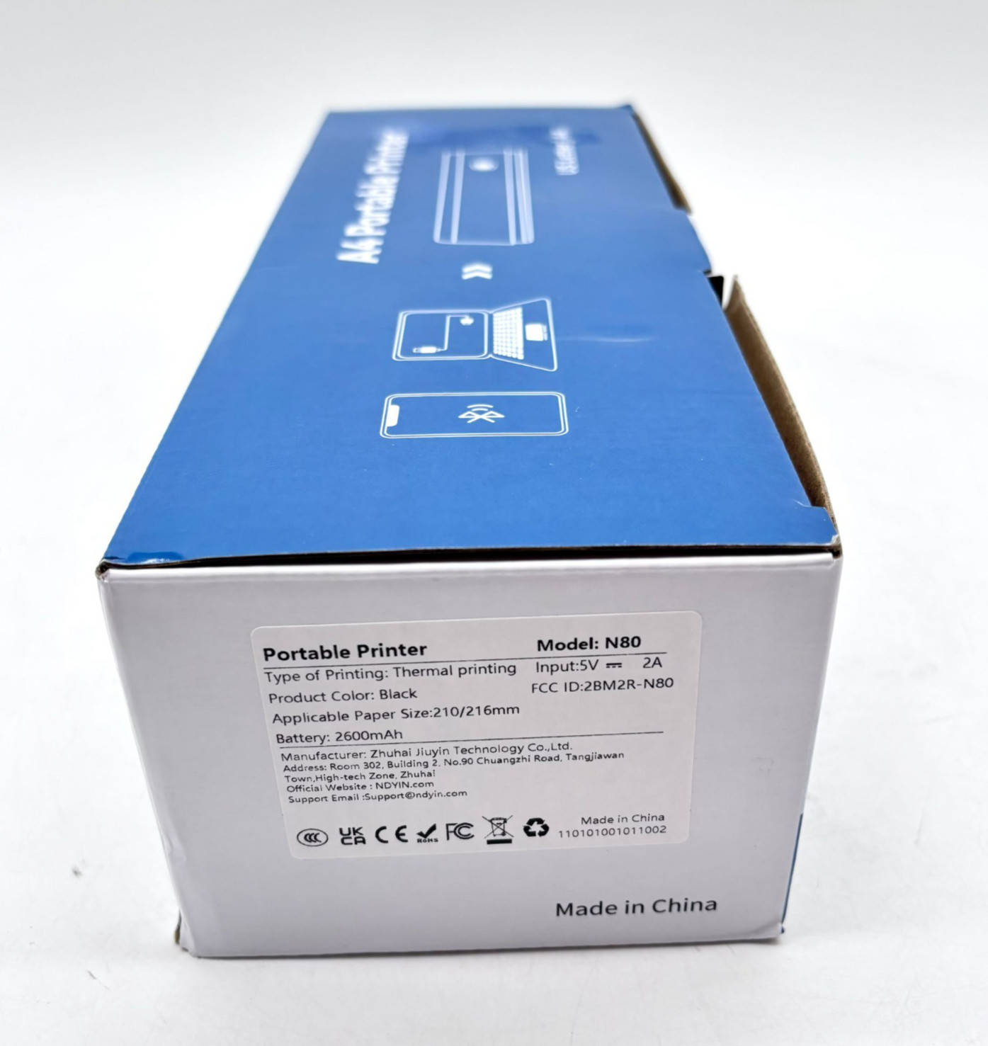 High Resolution No Ink/Toner Portable A4 Printer For Windows/iOS/Android/MAC