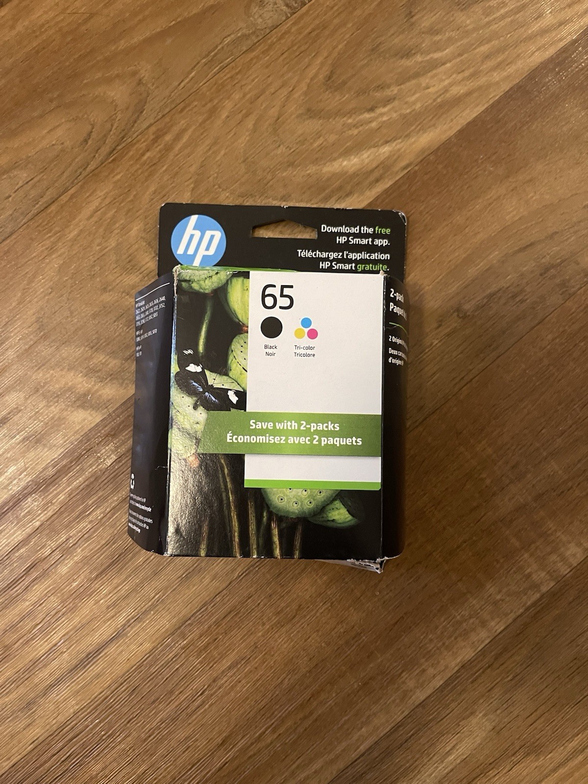 HO 65 T0A36AN Black & Tri-Color Original ink Cartridges – July 2027