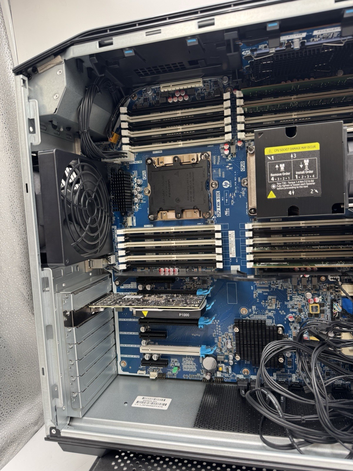 HP Z8 G4 Workstation Xeon(R) Silver 4214 @2.20GHz 32GB RAM NO HDD,OS GPU N P1000