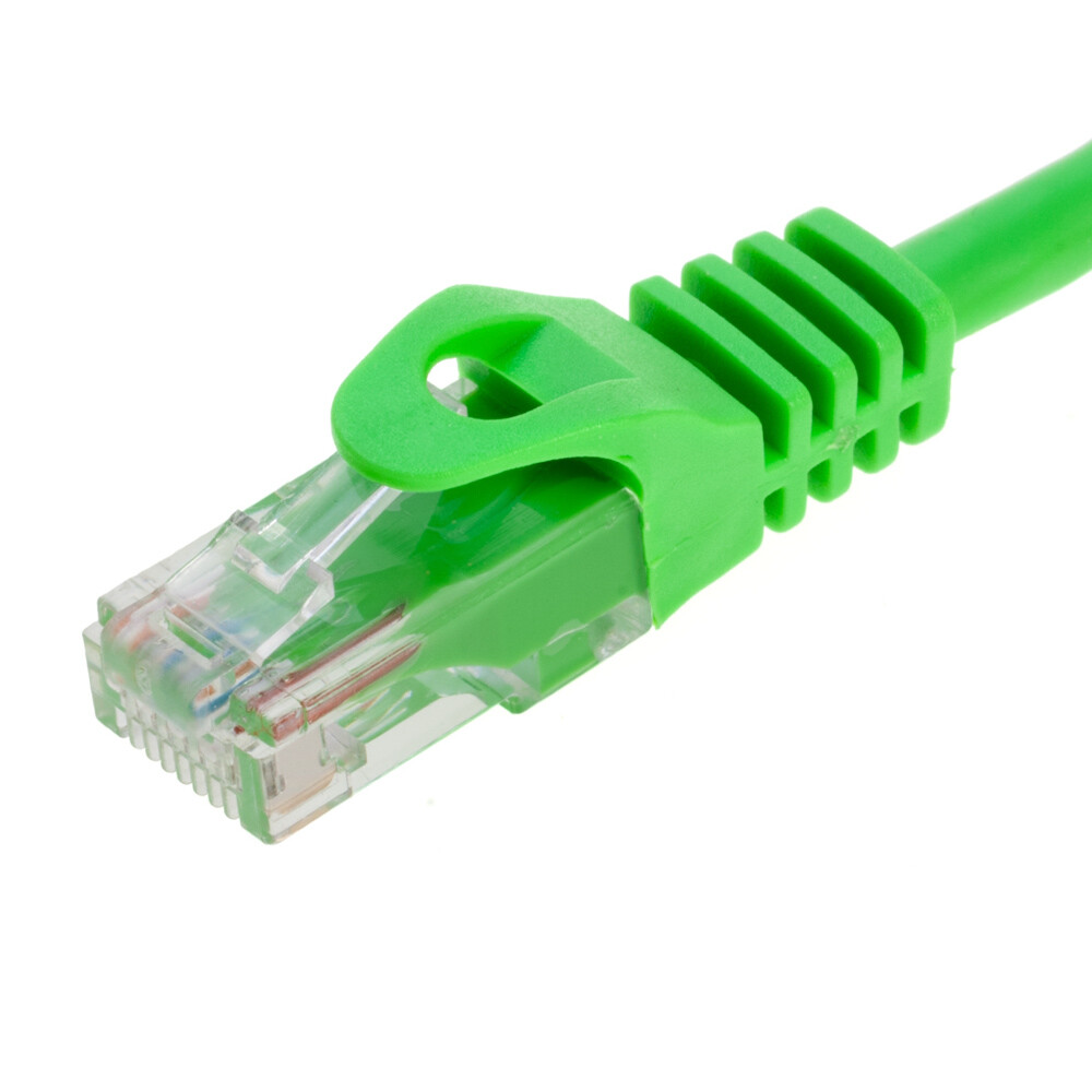 CAT6e/CAT6 Ethernet LAN Network RJ45 Patch Cable Green 50FT- 200FT Multipack LOT