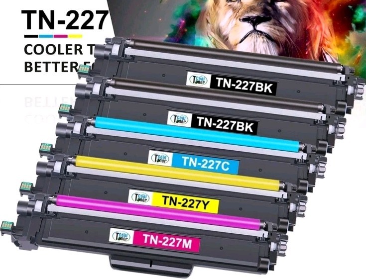 5PK Compatible For Brother TN223 TN227 Toner MFC-L3770CDW HL-L3270CDW L3290CDW