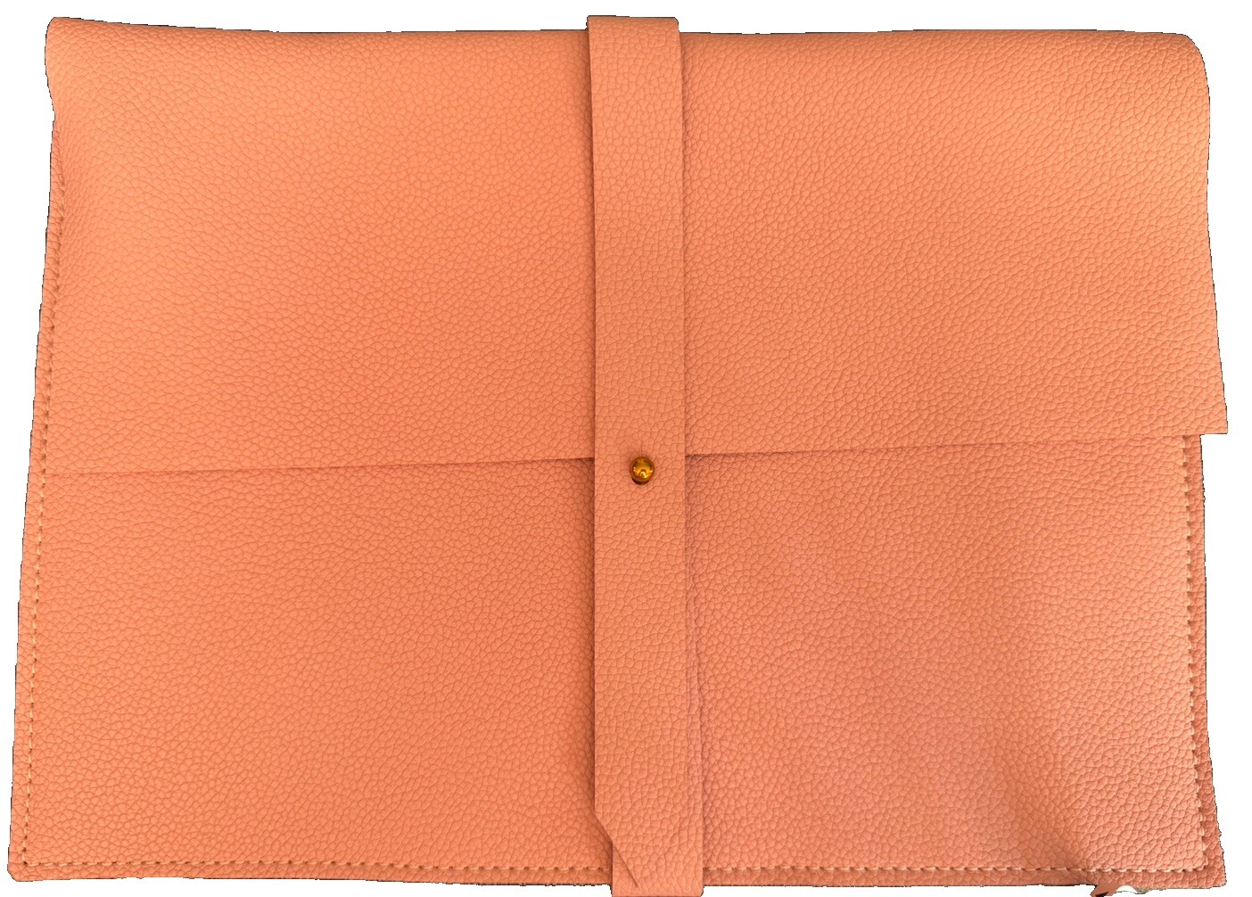 Leather Handmade Tablet Sleeve Pink For 11” Device or Notebook