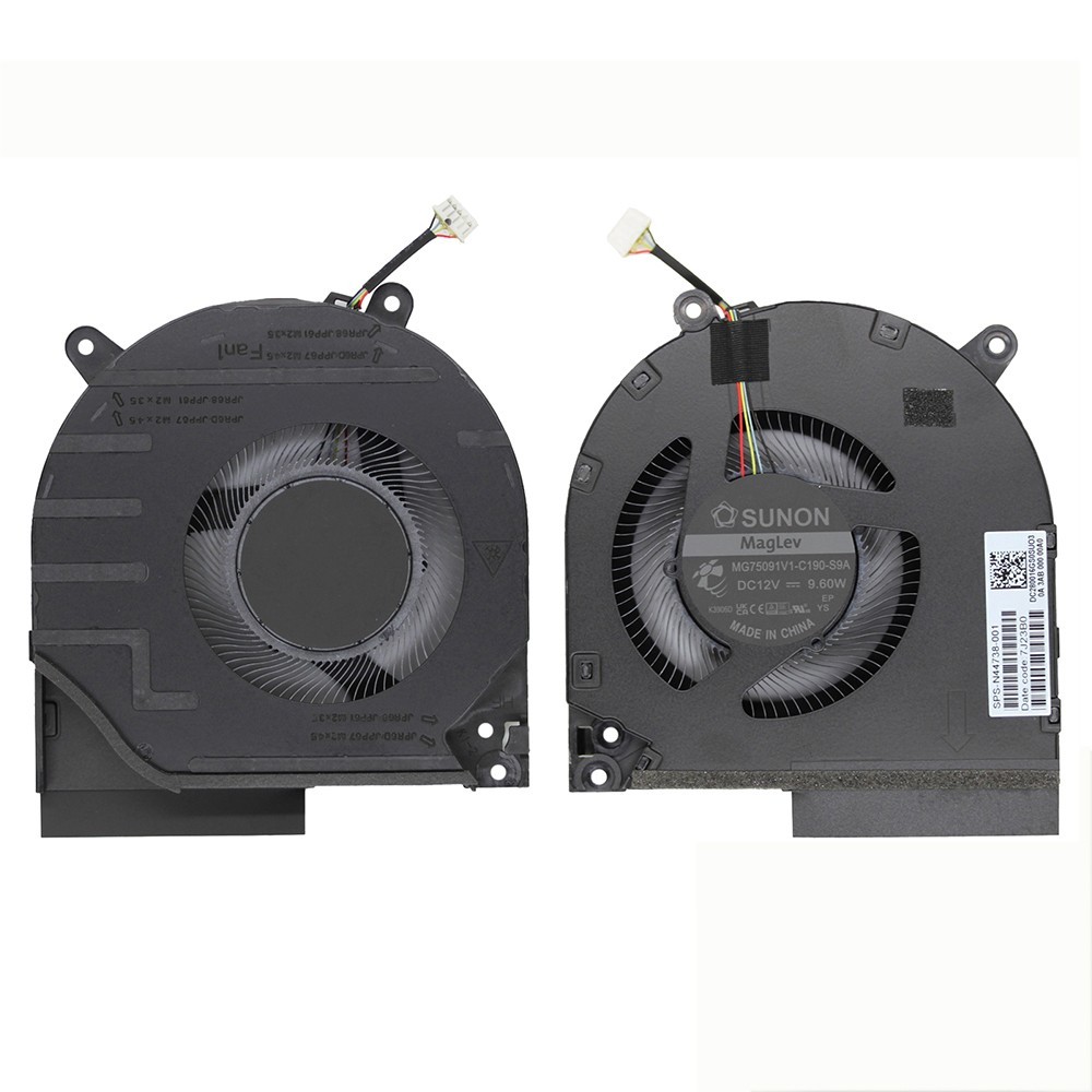 OEM Laptop CPU GPU Cooling Fan N44738-001 for HP Victus 16-R 16-R0073CL TPN-C169