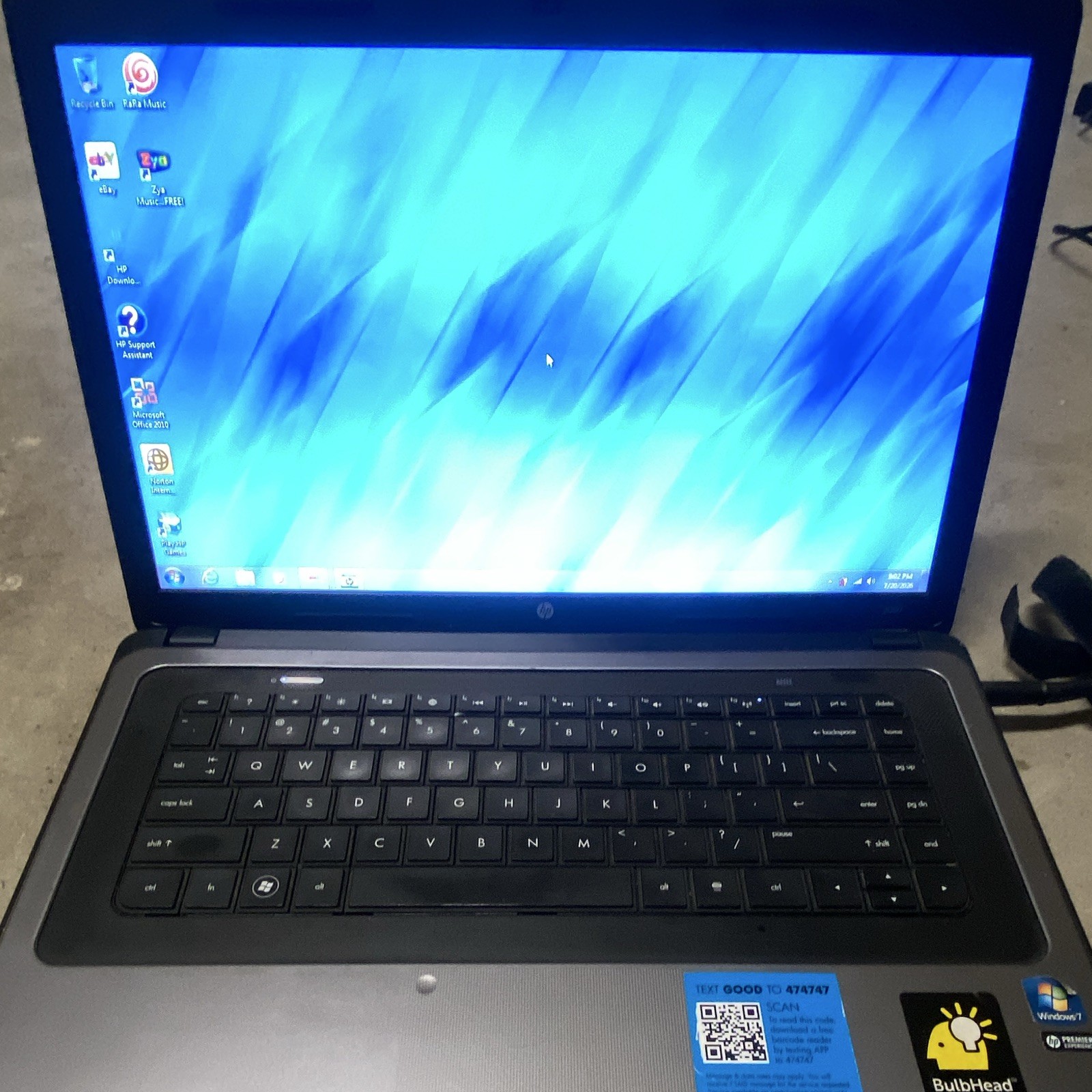 HP Pavilion 15.6″ Laptop Core i3 2.10GHz 4GB 500GB HDD Win7 Wi-Fi Webcam
