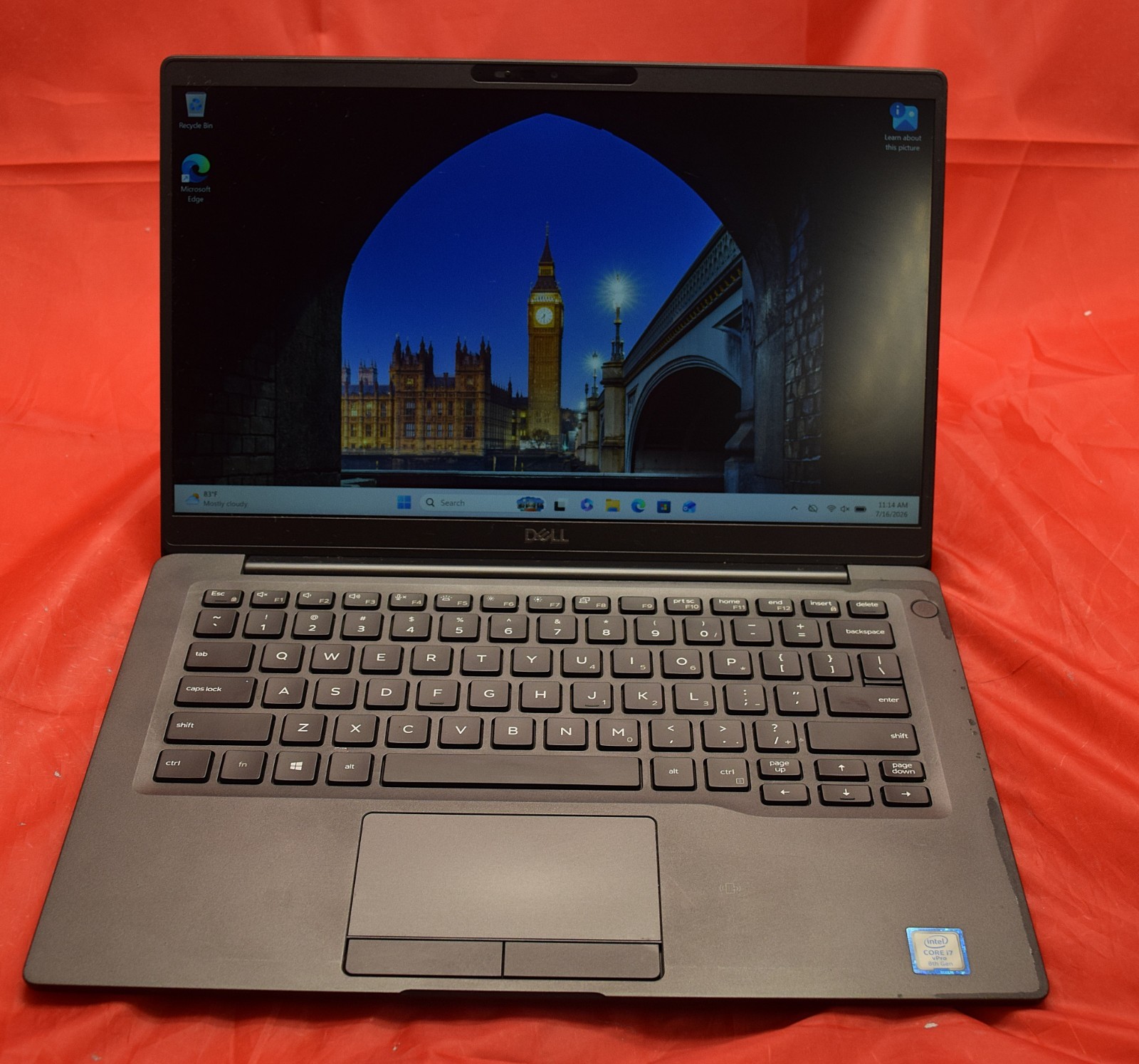 Dell Latitude 7400 14″ i7-8665U 1.9GHz 16GB RAM 512GB SSD