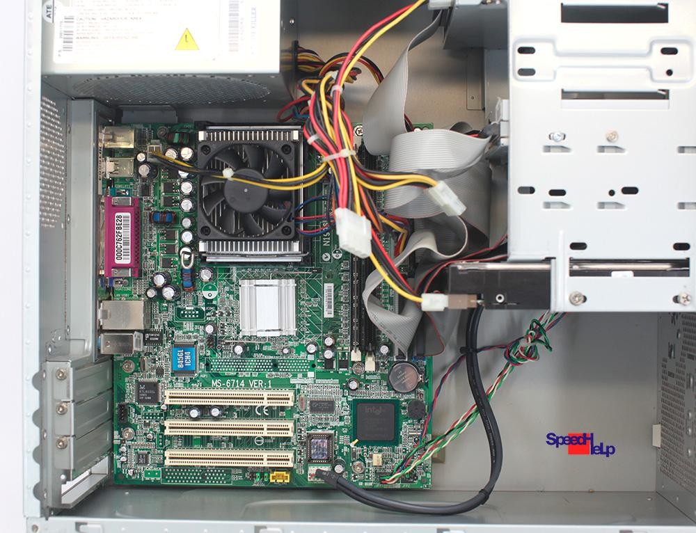 Msi Ms-6714 V1 Computer Pc Parallel Windows 98 2000 Lan Celeron Pentium 4