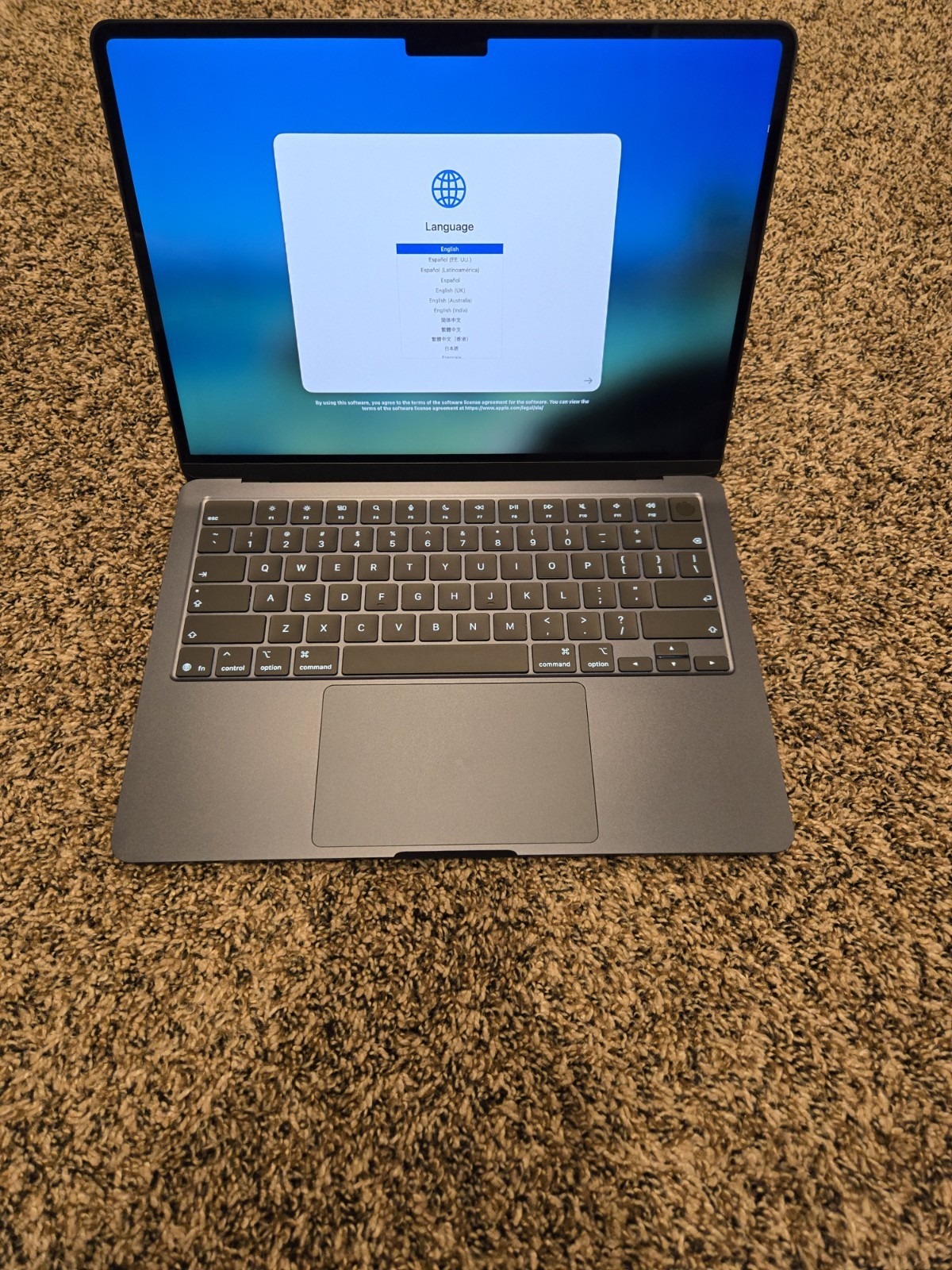 2026 Apple MacBook Air 13-inch M5 Chip 16GB RAM 512GB SSD Midnight MDHE4LL/A