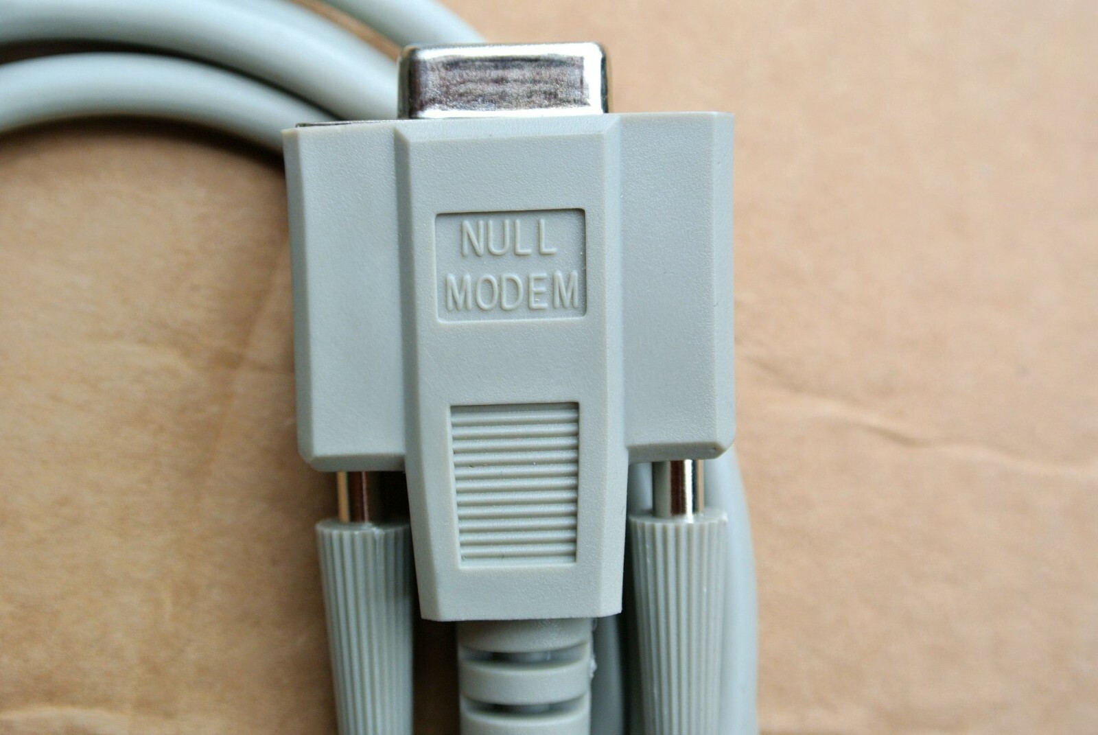 NEW 6FT NULL MODEM SERIAL CABLE DB9F TO DB9F FEMALE TO FEMALE 9 PIN DB9