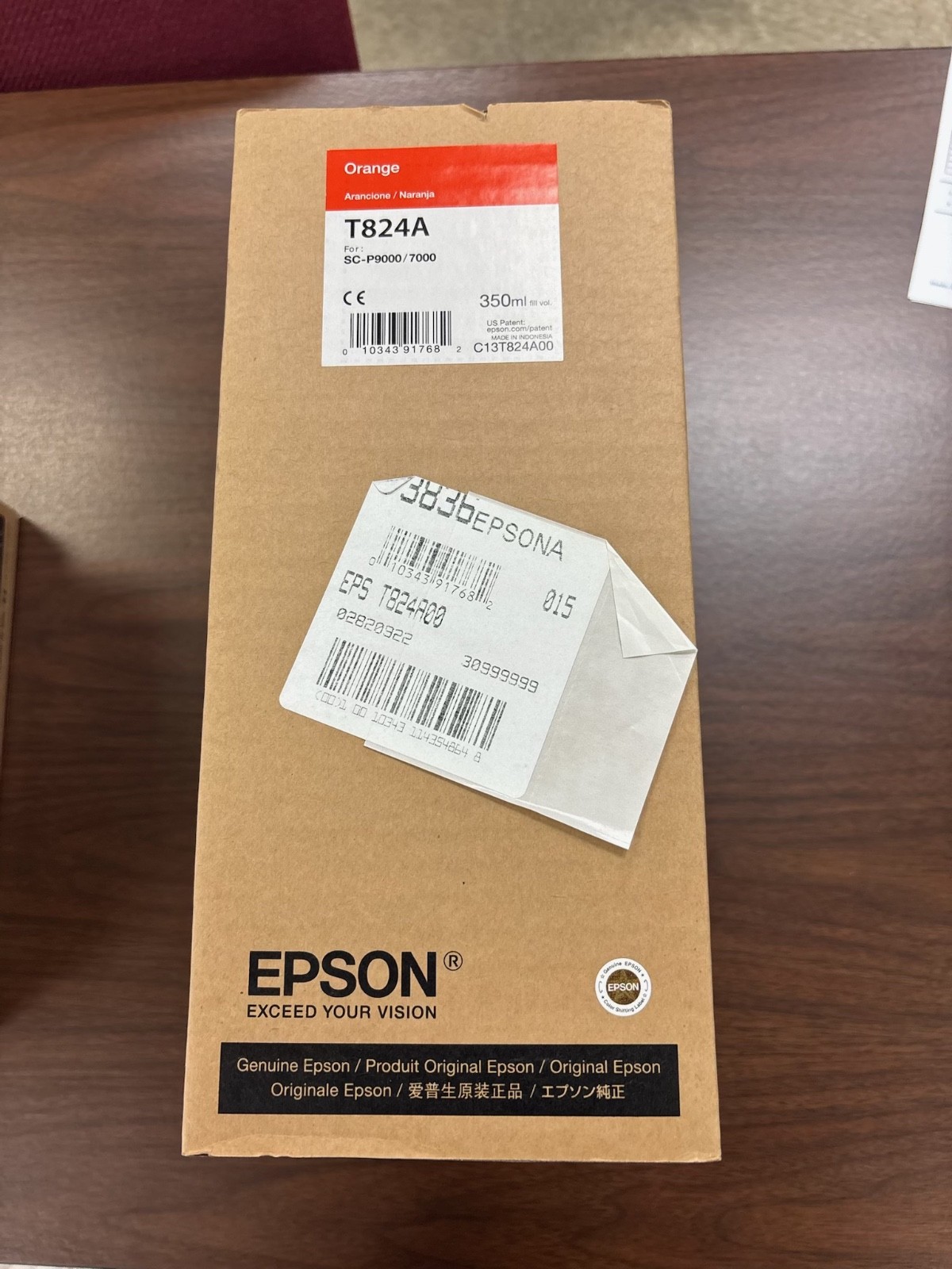 Epson T824A Orange Cartridge