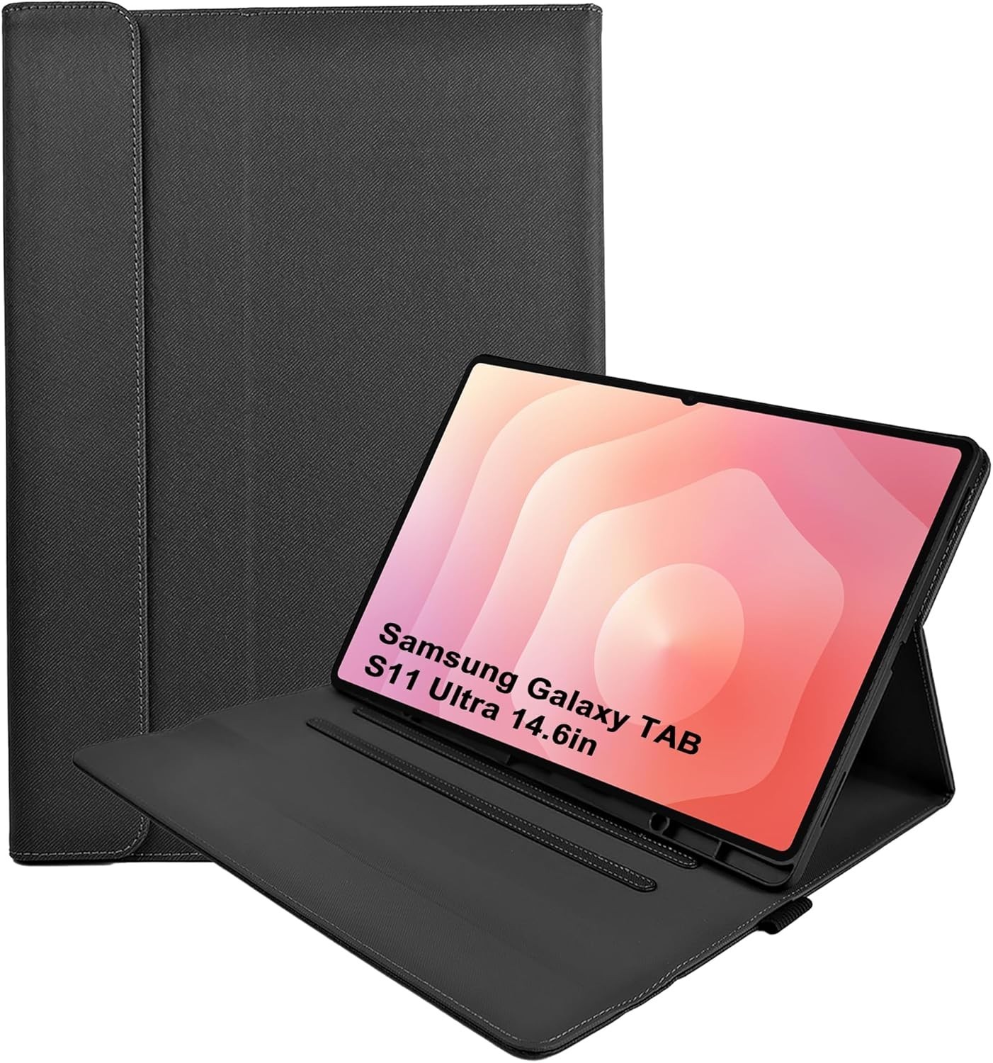 Case for Samsung Galaxy Tab S11 Ultra 2025 14.6 inch with Pen Holder, Adjustable