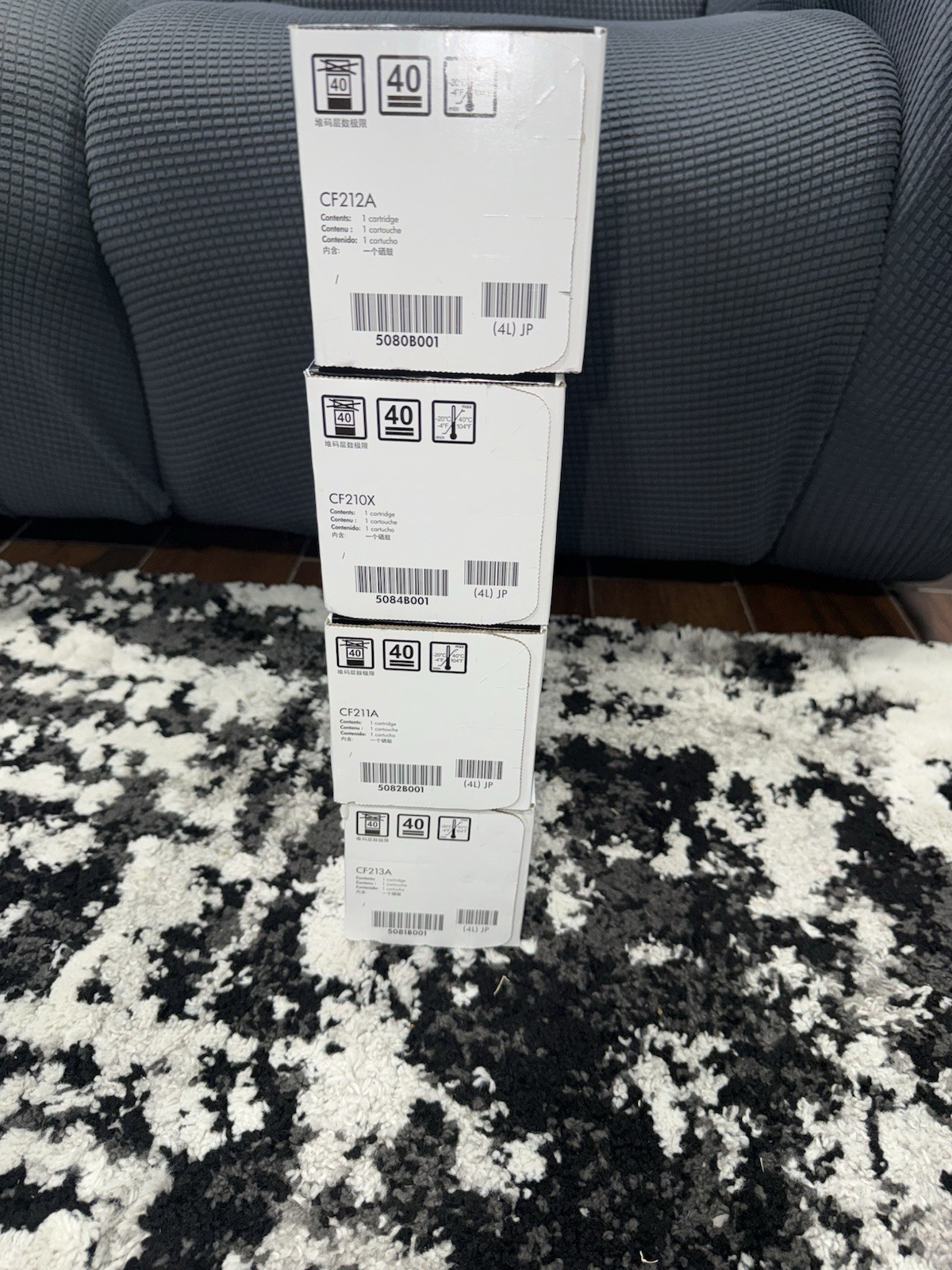 GENUINE SET 4 HP 131A TONERS CF210X CF211A CF212A CF213A 200 M251 MFP 276 Read