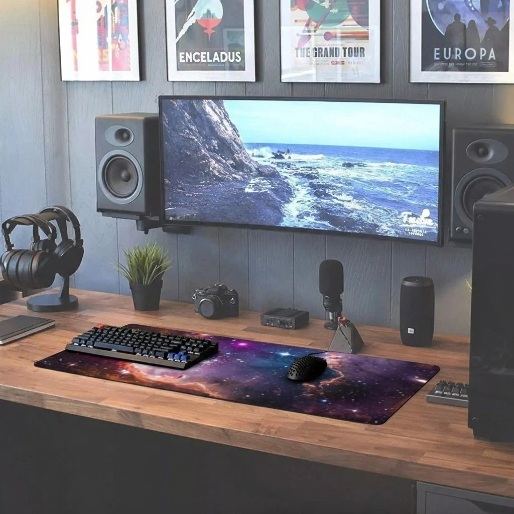 Extended Gaming Mouse Pad Desk Keyboard Mat Large Size 800MM X 300MM 31×12