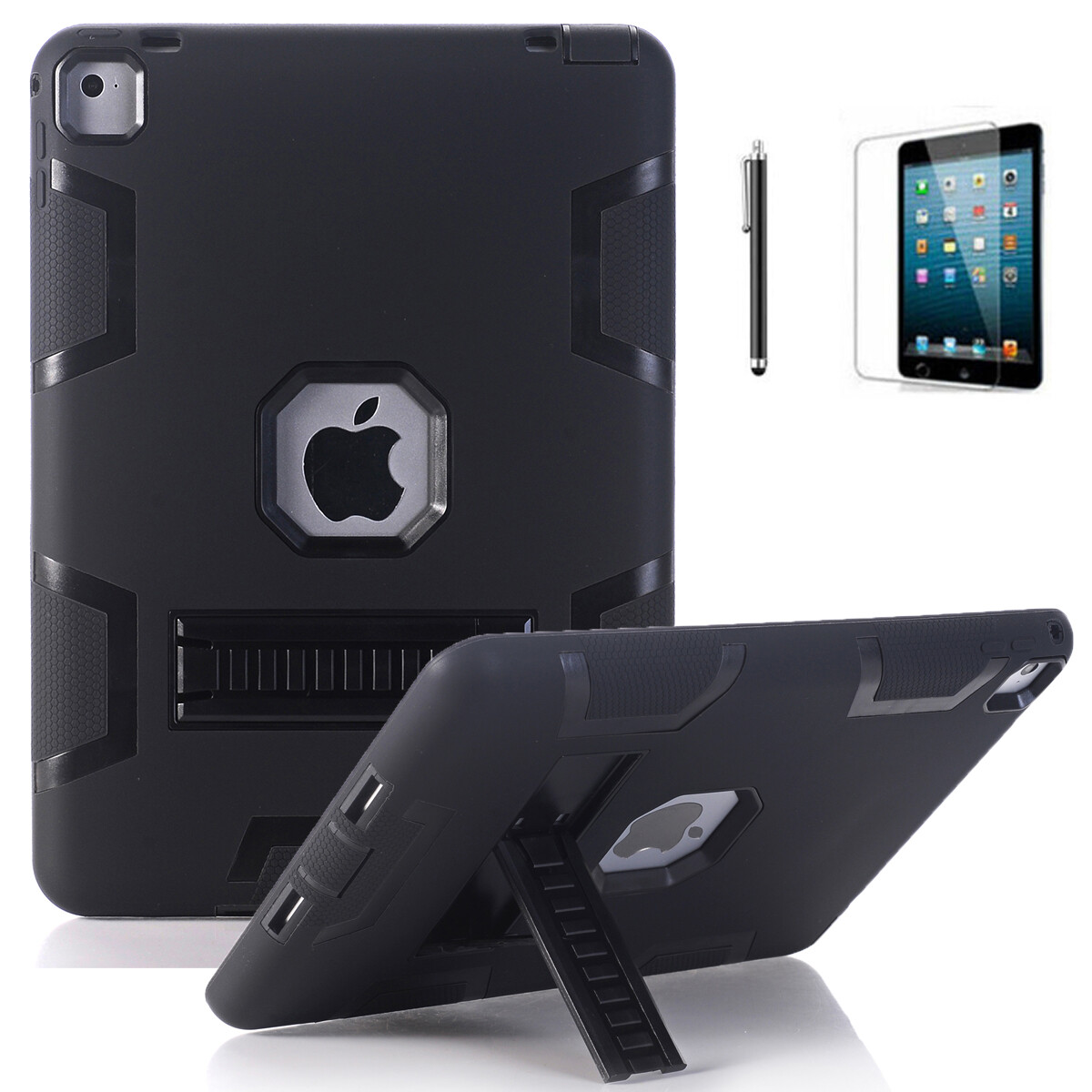 For iPad Air 1st Generation 9.7″ Case Shockproof Heavy Duty+Screen Protector