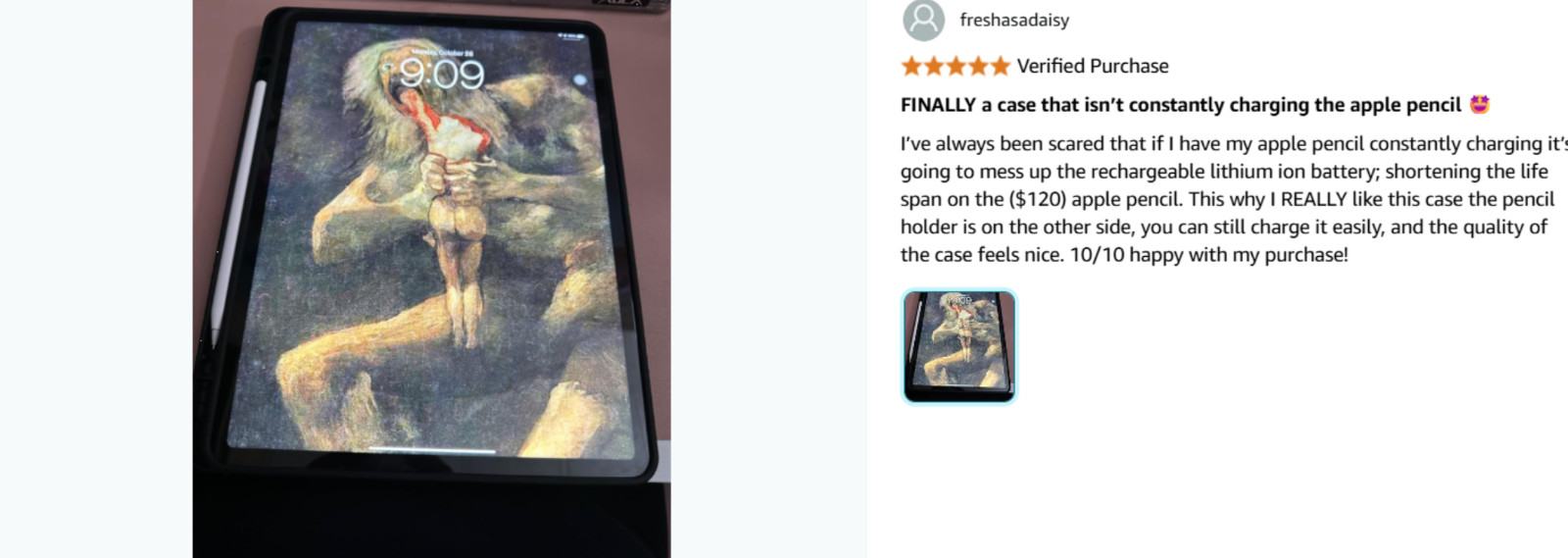 iPad Pro 12.9 Inch Case 2022/2021/2020 (6th/5th/4th Gen) with Pencil Holder