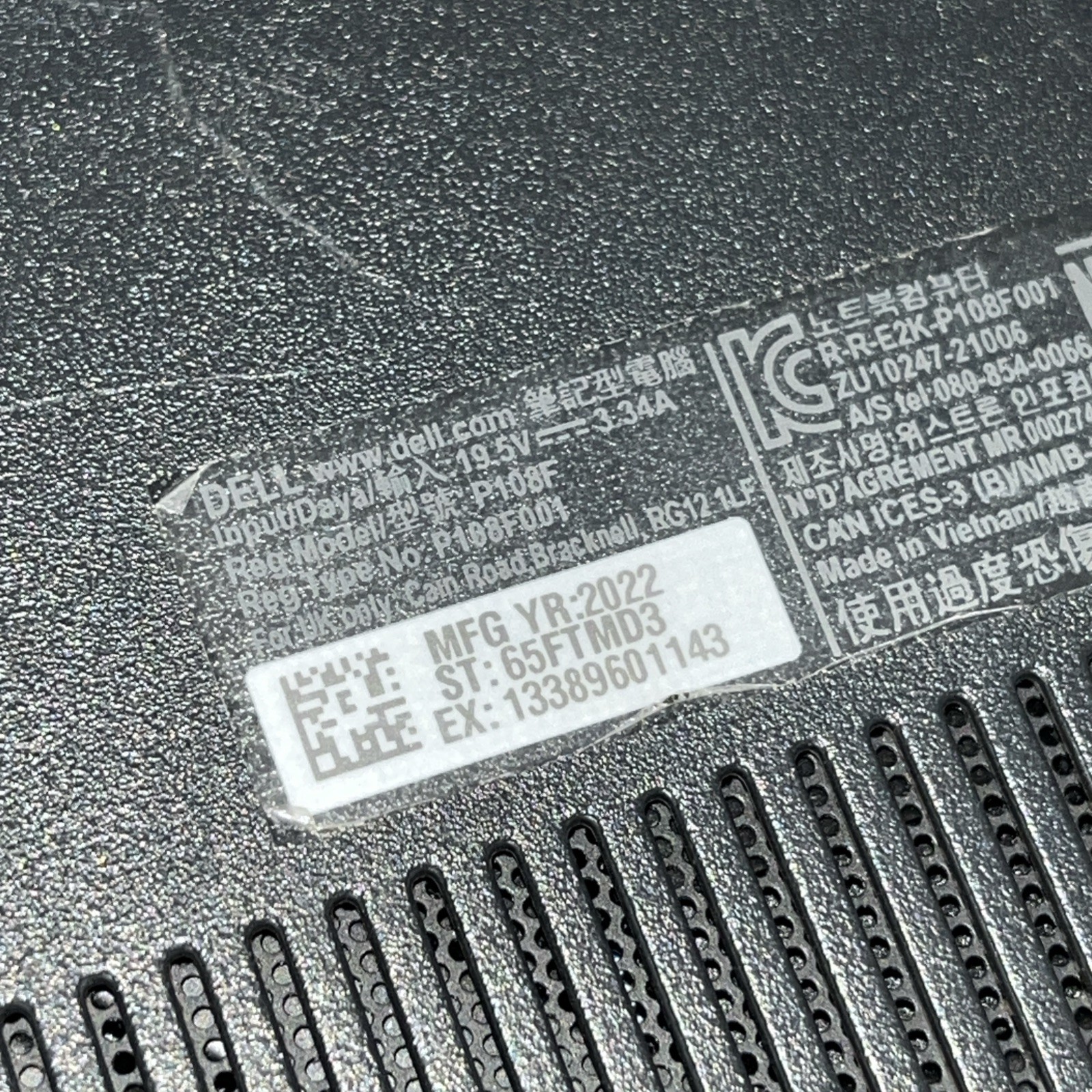 DELL LATITUDE 3520 INTEL CORE I7-1165G7 16GB RAM NO HD