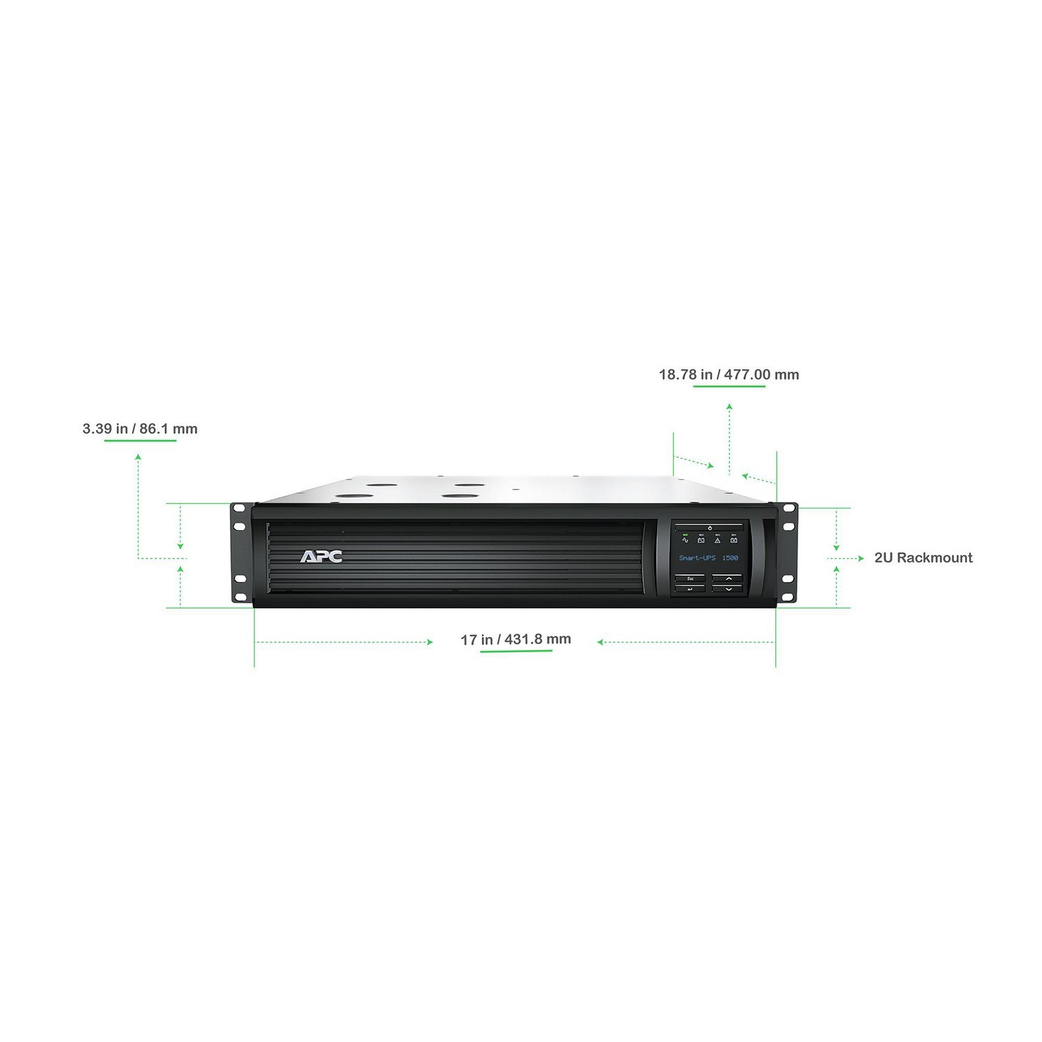 APC Smart-UPS SMT1500RM2UC 1500VA 1000W 2U Rackmount SmartConnect NEW Sealed